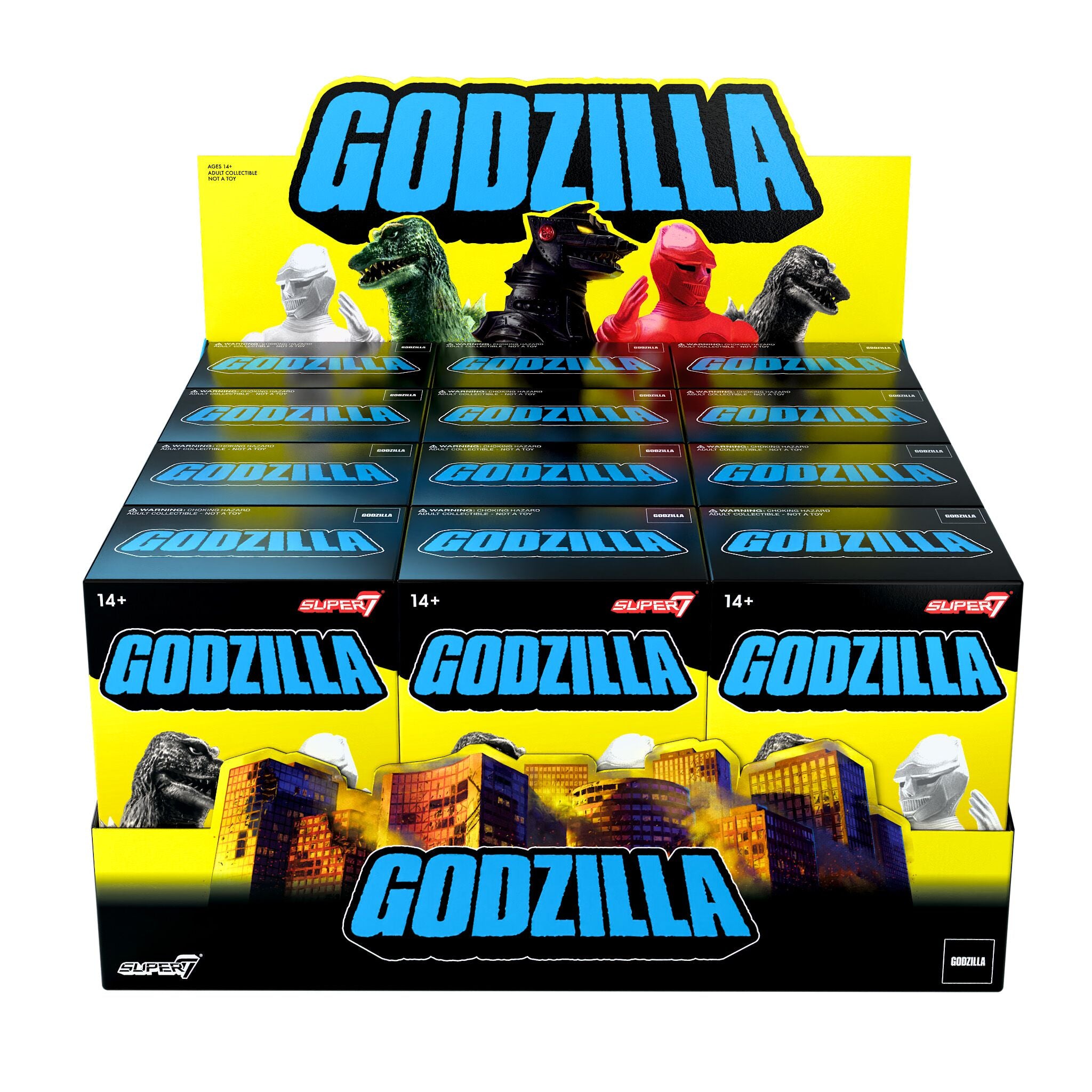 Super7 Toho ReAction Kaiju Godzilla blind box surpriza