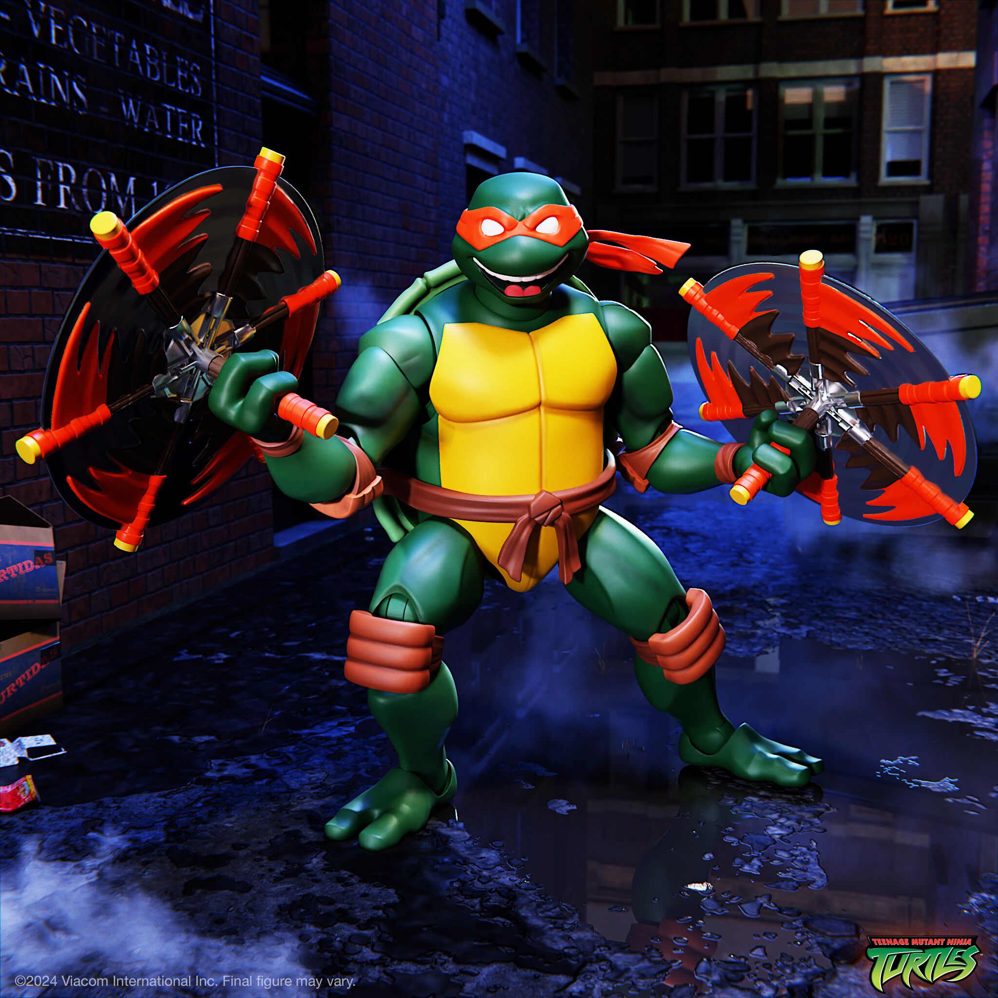 Super7 TMNT Ultimates Michelangelo figurina 18 cm articulata