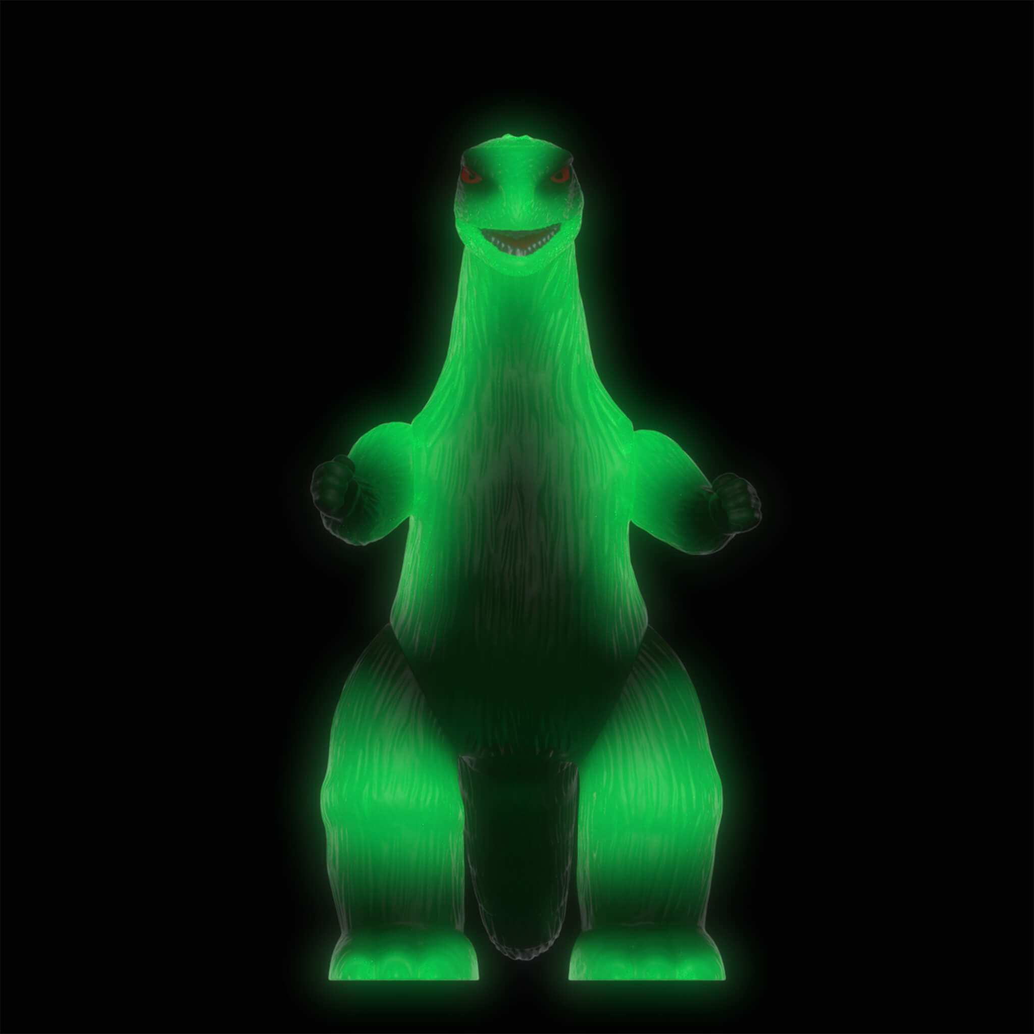 Super7 Toho ReAction Marusan L-Tail figurina glow 9,5cm