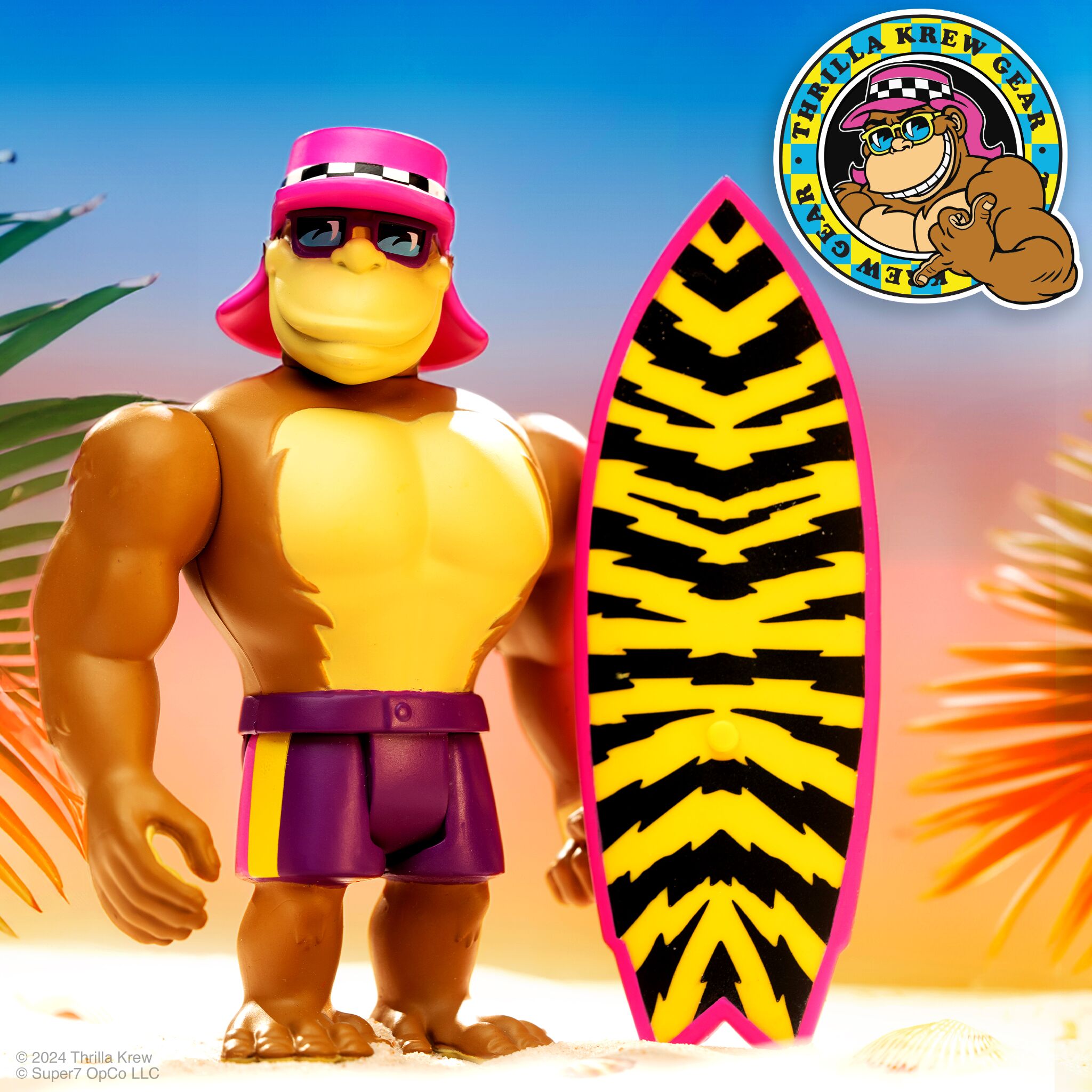 Super7 Thrilla Krew Wave 02 figurina Thrilla Gorilla mov