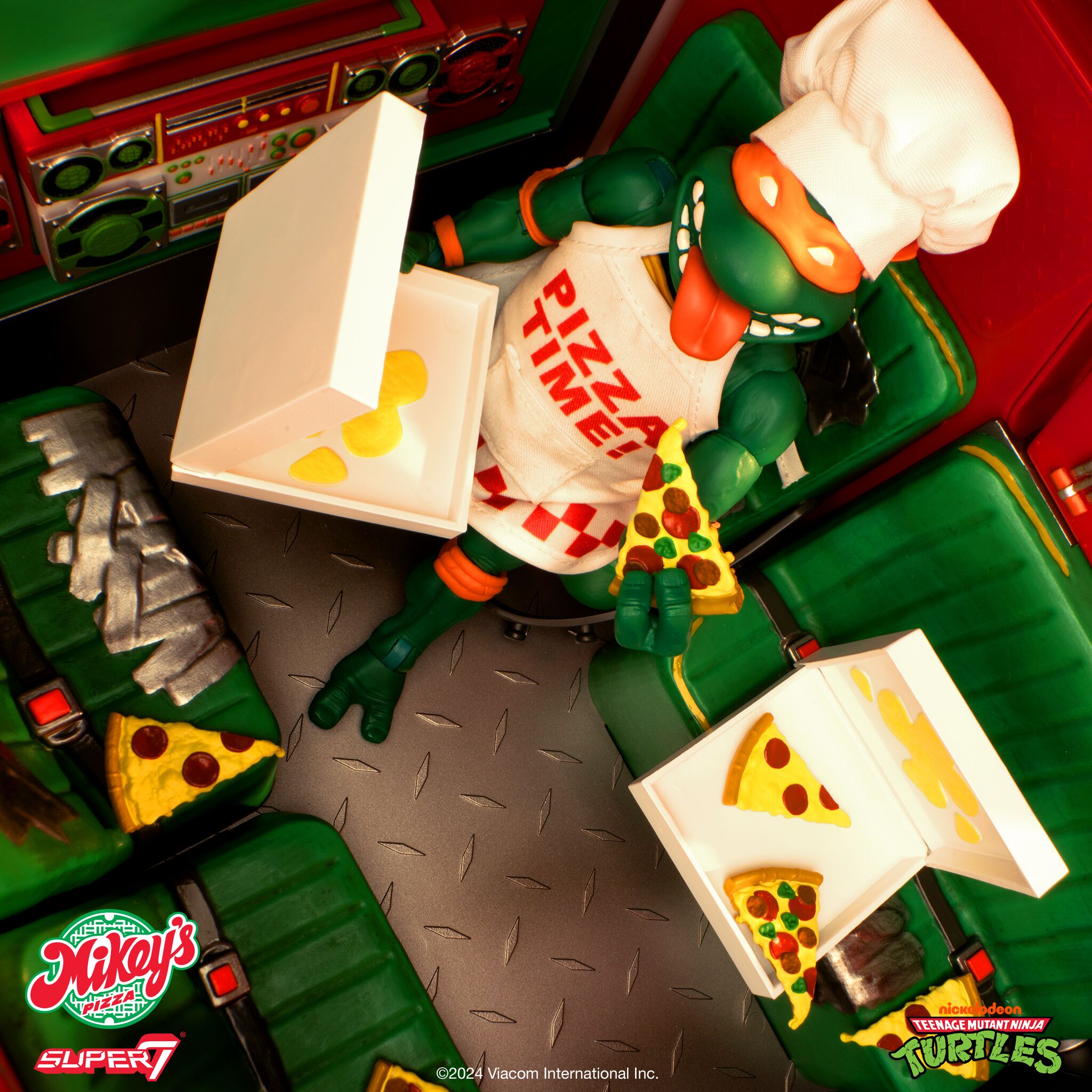Super7 Ultimates Pizza Party Wagon vehicul 51 cm