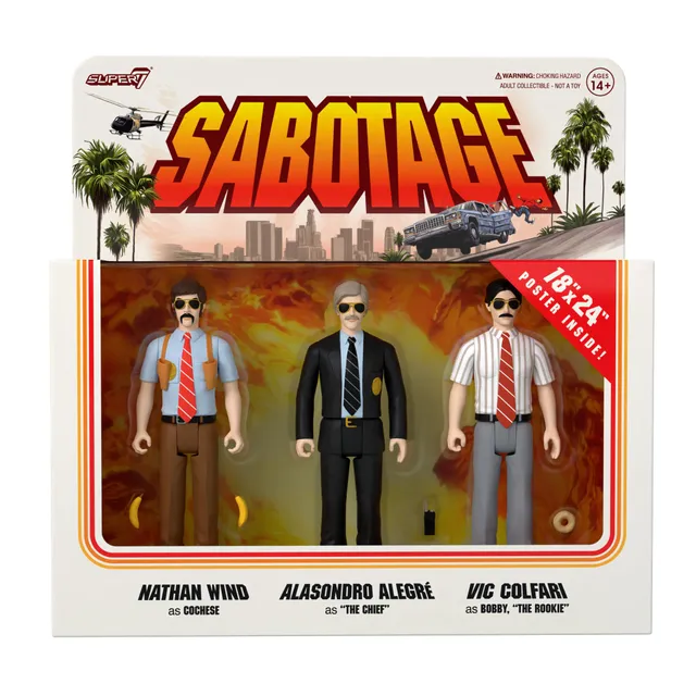 Super7 ReAction Beastie Boys Wave 03 Sabotage figurine set 3 buc articulat