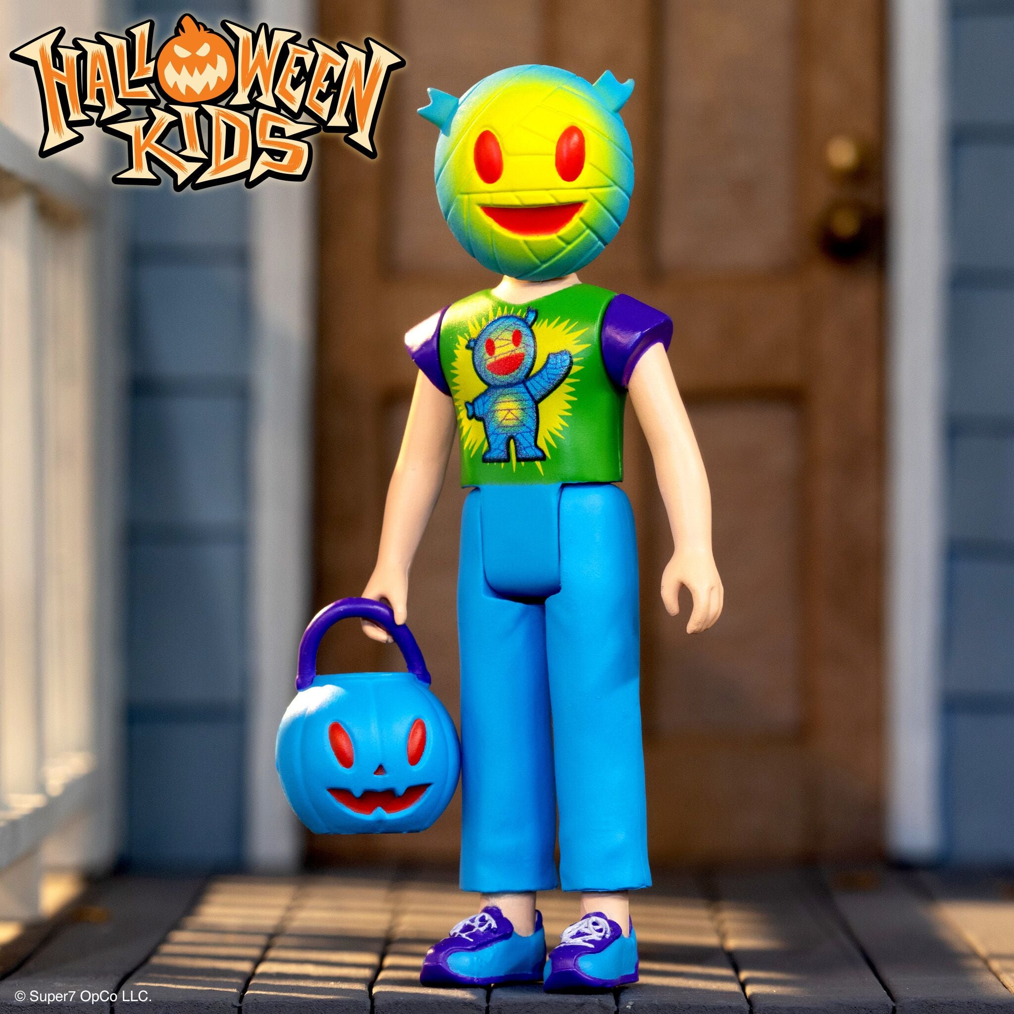 Super7 ReAction Mummy Boy figurina Halloween 9.5 cm