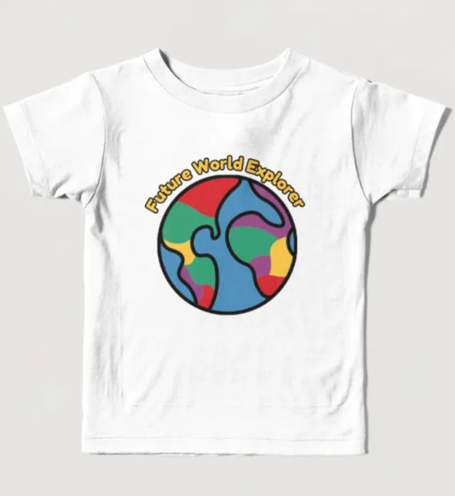 Hugg a Planet Future World Explorer tricou copii S bumbac