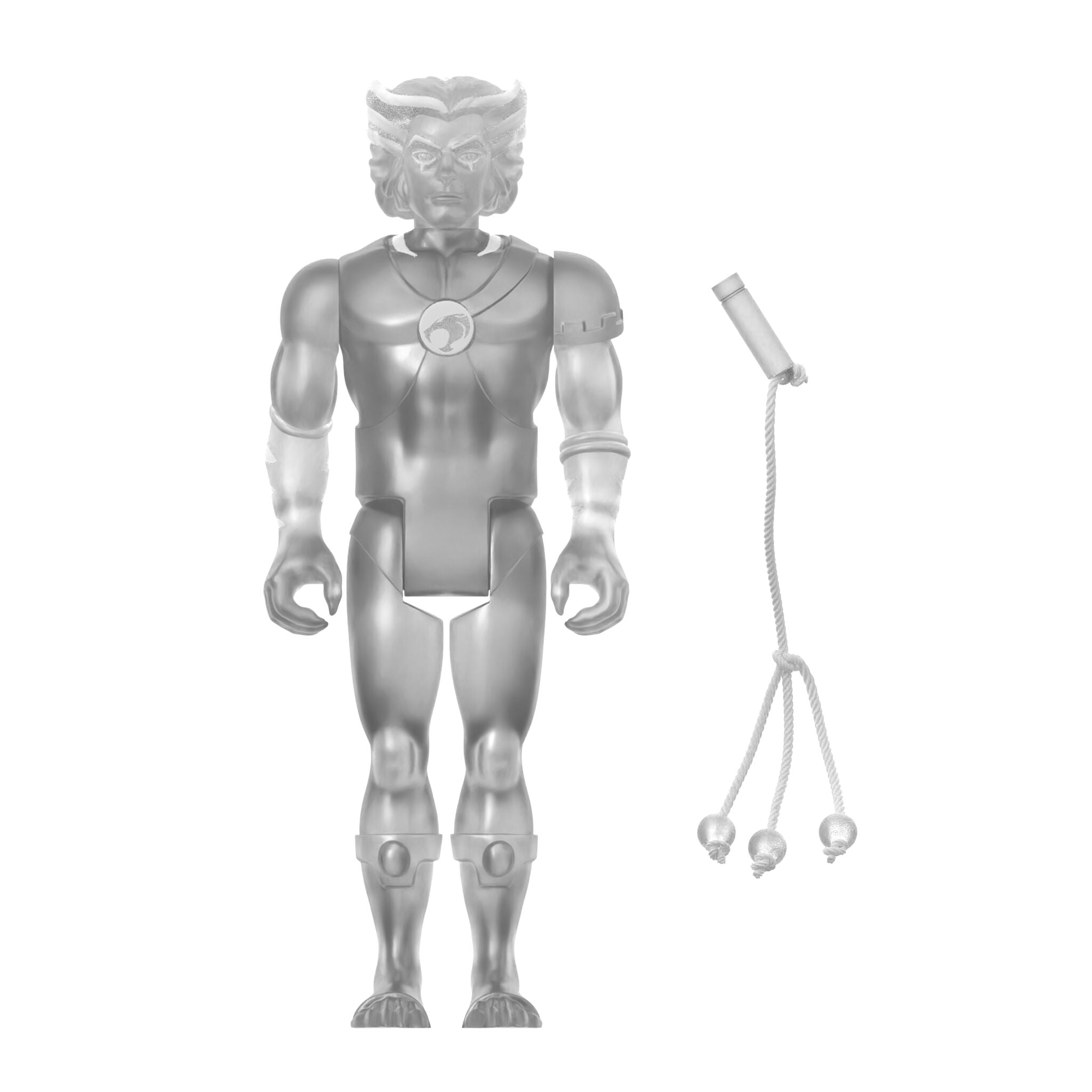 Super7 ThunderCats ReAction Tygra figurina transparenta Clear