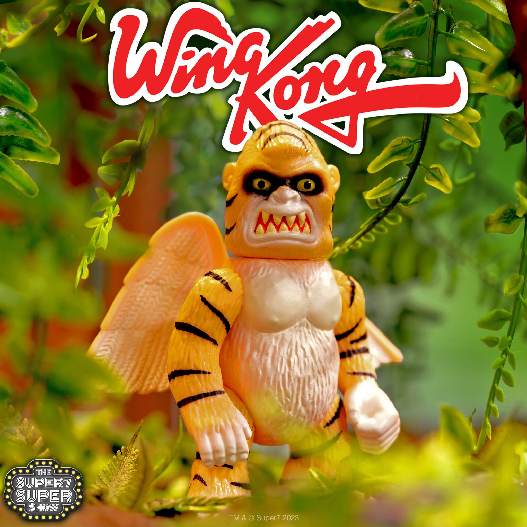 Super7 ReAction Wing Kong Tiger figurina 9,5 cm diorama