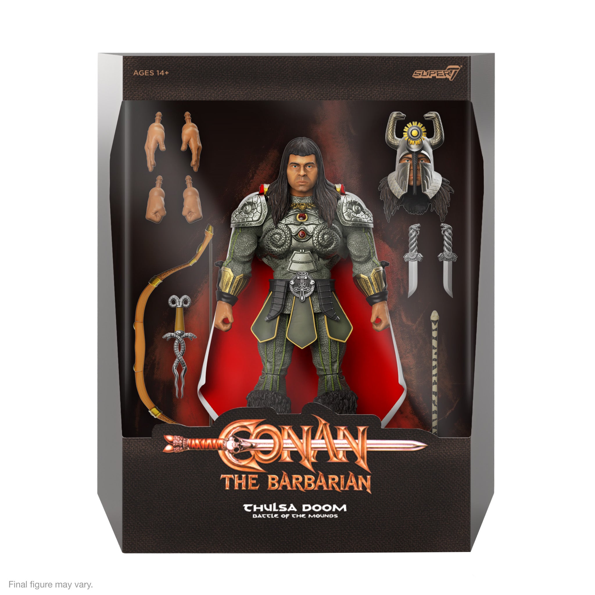 Super7 Ultimates Conan Thulsa Doom figurina 18 cm armura