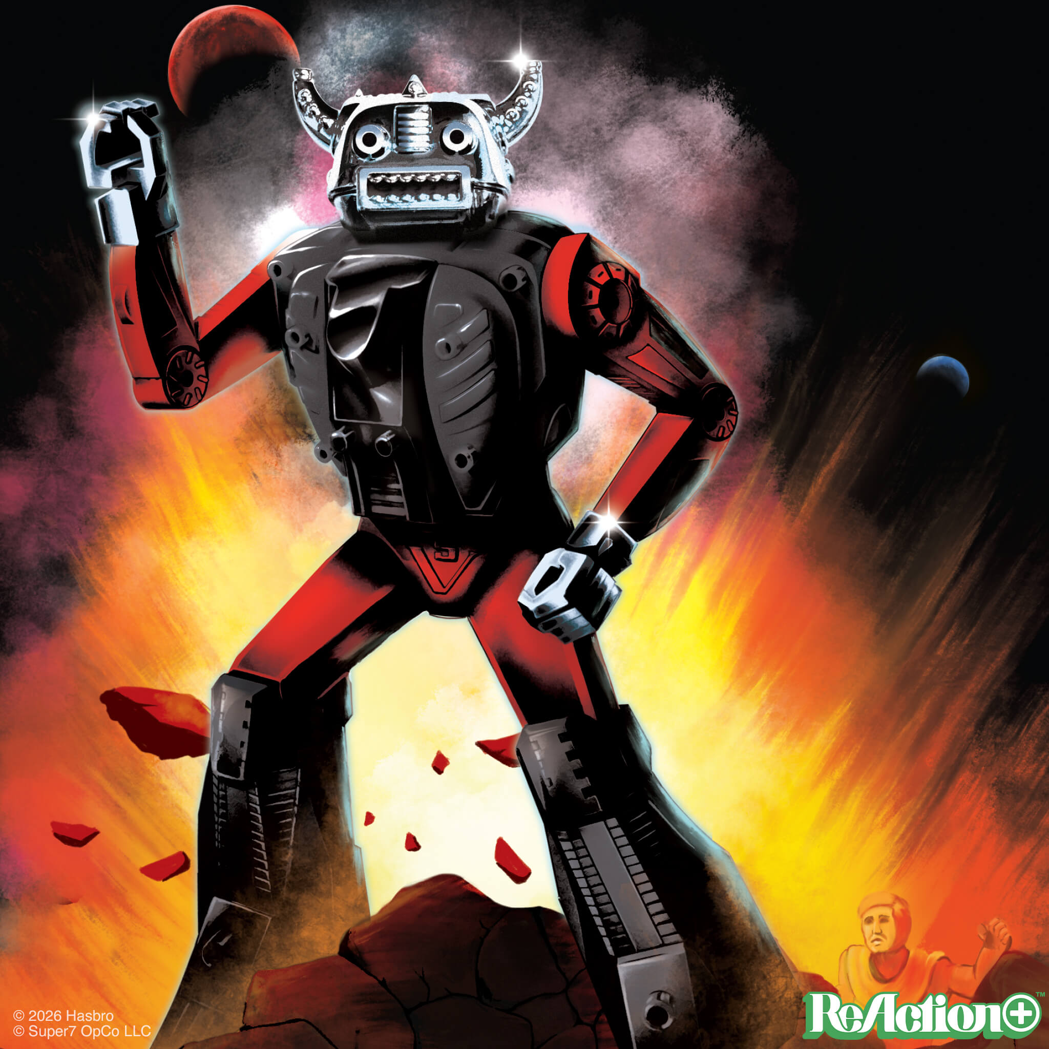 Super7 Micronauts ReAction+ Phobos figurina 10 cm