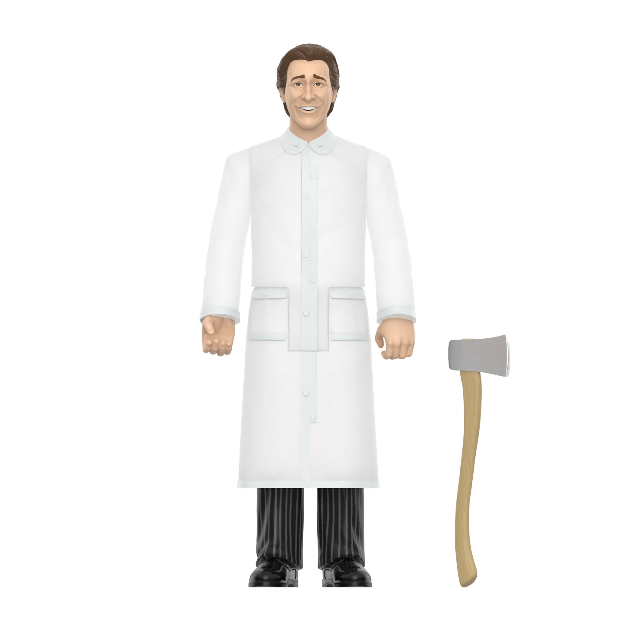 Super7 ReAction Wave 01 Patrick Bateman figurina raincoat