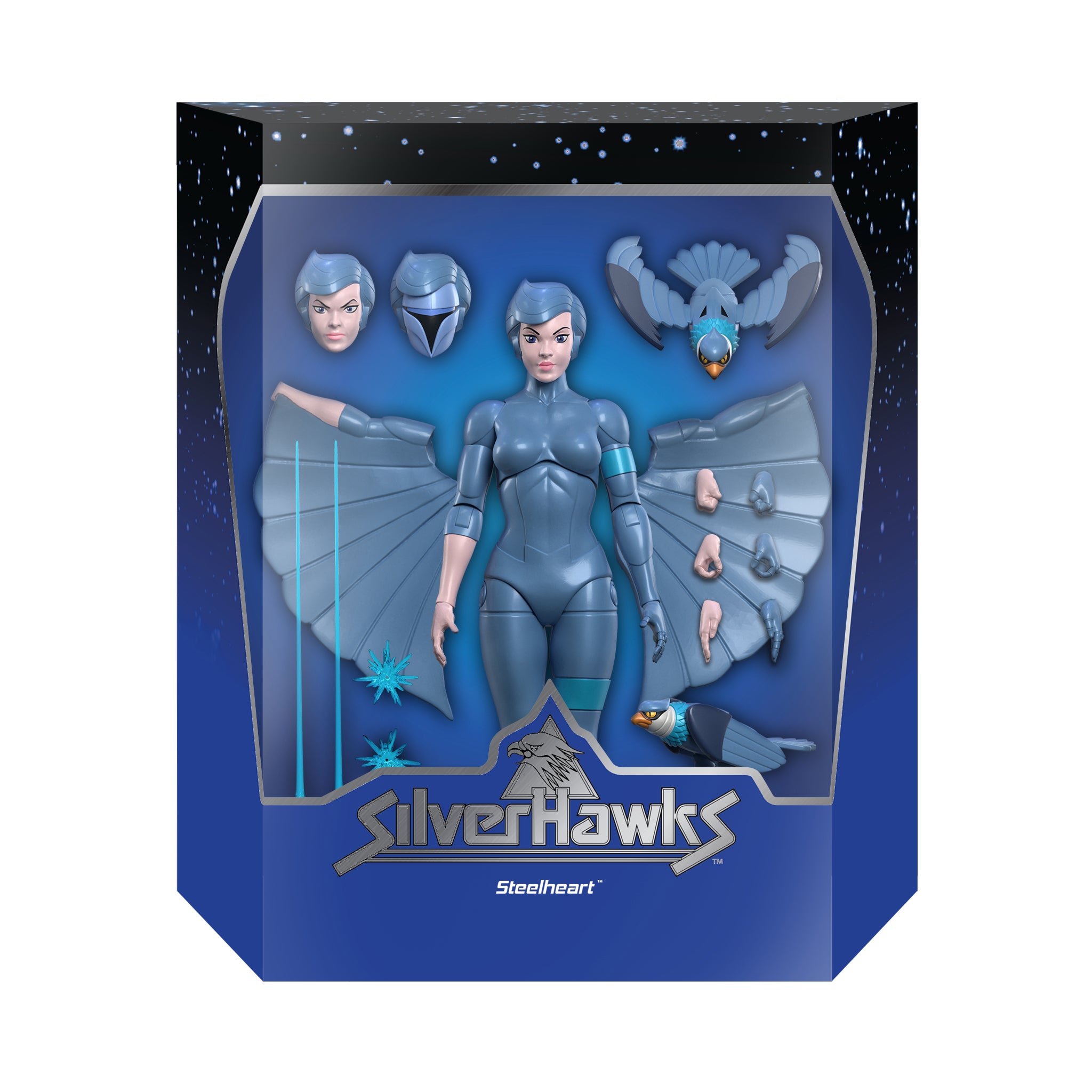 Super7 SilverHawks Ultimates Steelheart figurină 18 cm