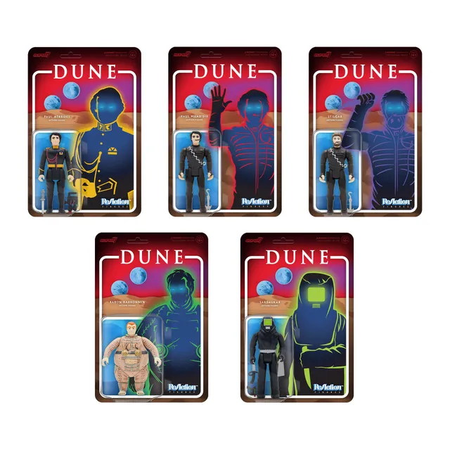 Super7 ReAction Dune Wave 1 set 4 figurine