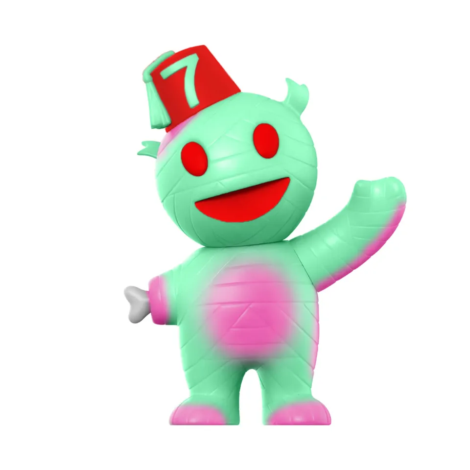 Super7 Vinyl Mummy Boy figurina verde 6 inch