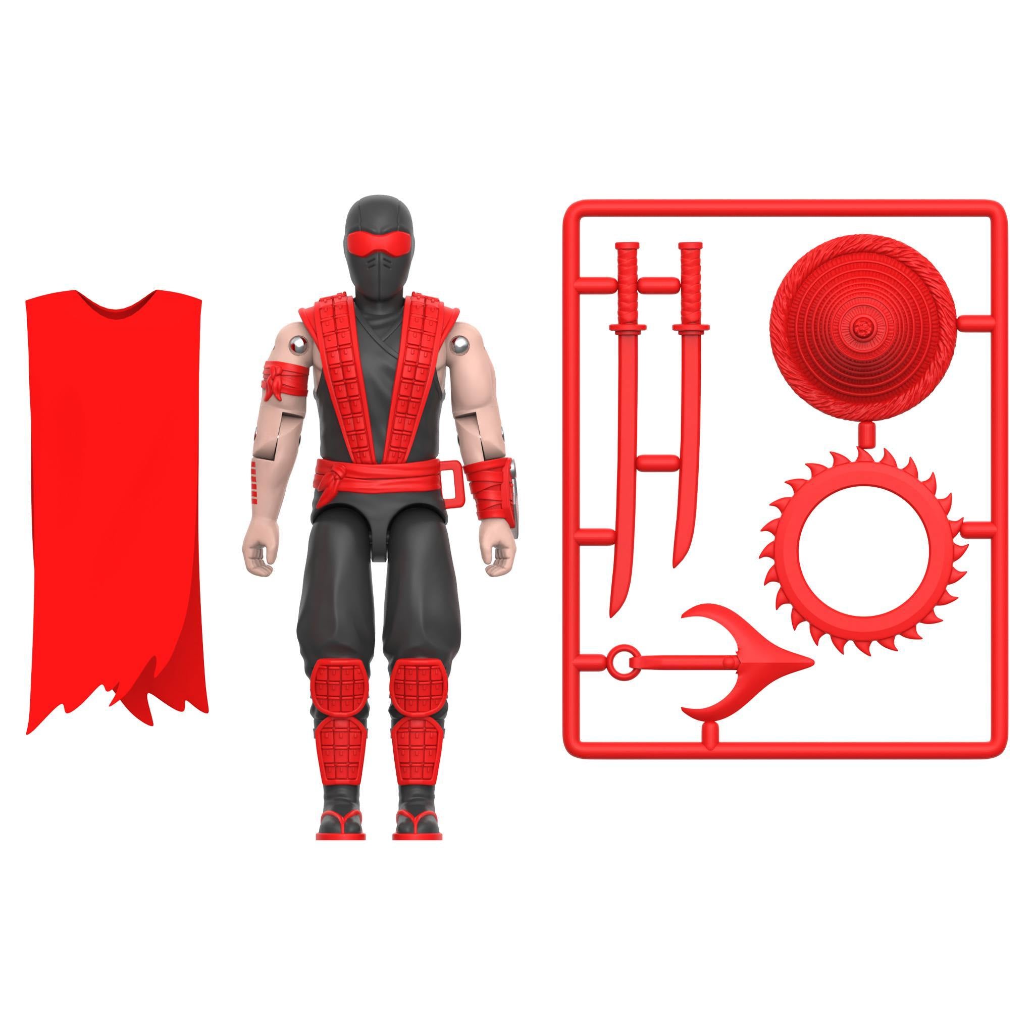 Super7 ReAction+ Snake Eyes figurina 9,5 cm ninja