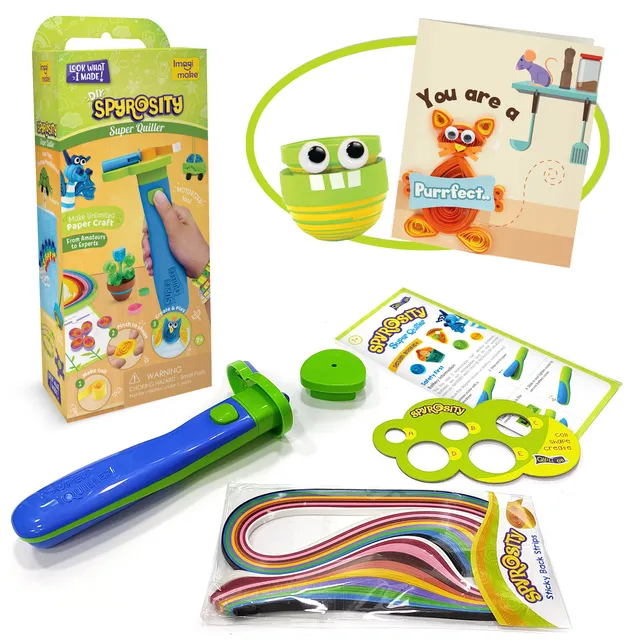 Imagimake Spyrosity Super Quiller set quilling hartie