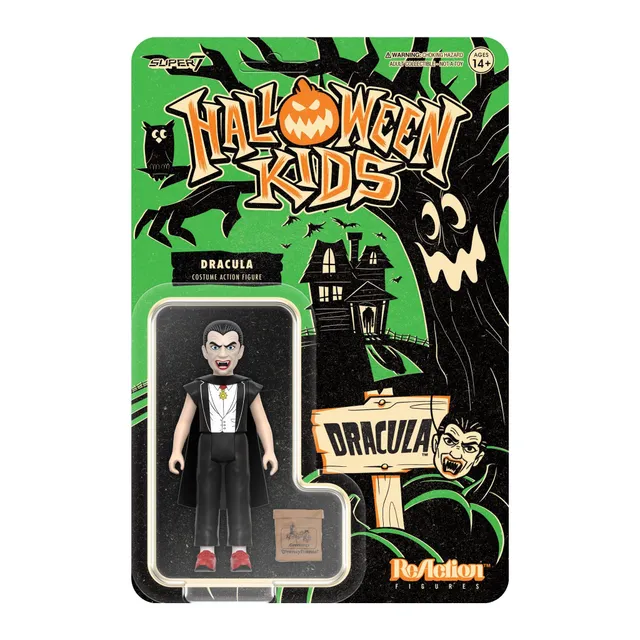 Super7 Halloween Kids Dracula Boy figurina 9,5 cm cu sac