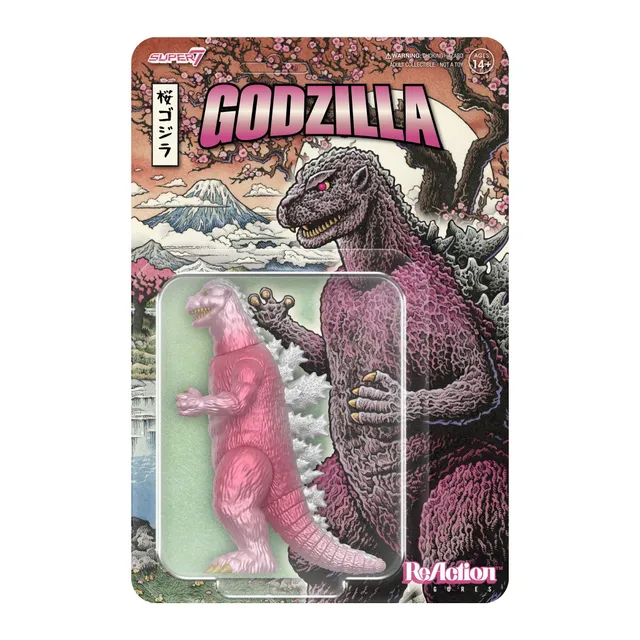 Super7 Toho ReAction Godzilla 54 figurină cherry blossom