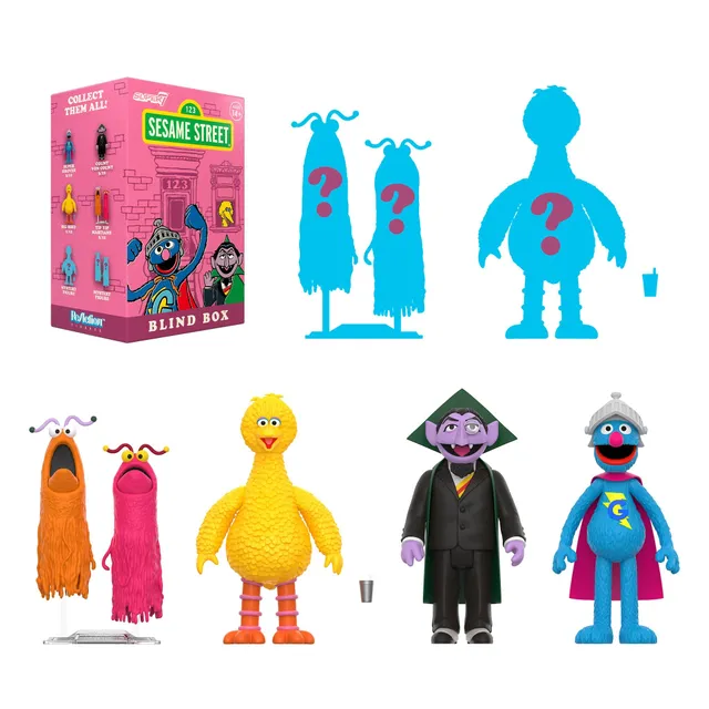 Super7 Sesame Street Blind Box figurina surpriza 9,5 cm