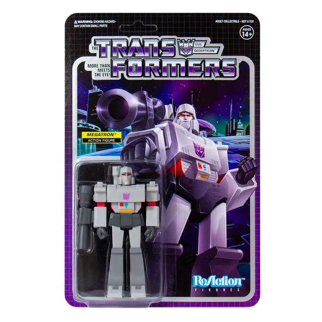 Super7 ReAction Transformers Megatron figurina 9,5 cm