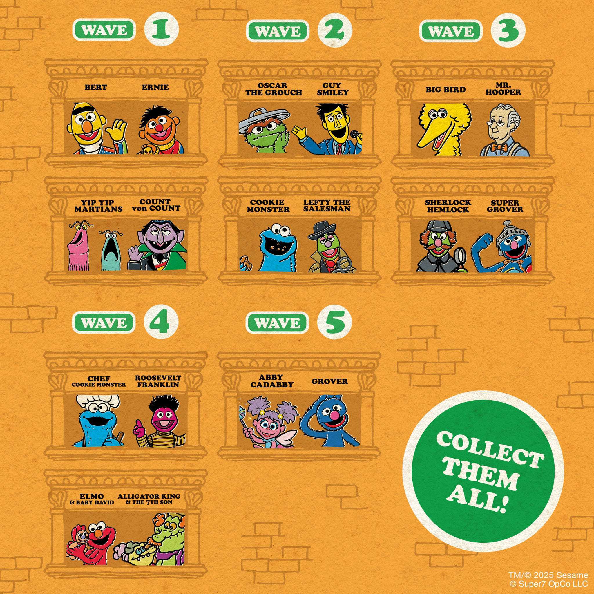 Super7 Sesame Street Abby Cadabby figurină Wave 05 cu baghetă