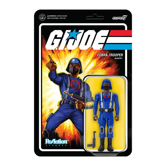 Super7 G.I. Joe ReAction Cobra Trooper figurină maro H-back