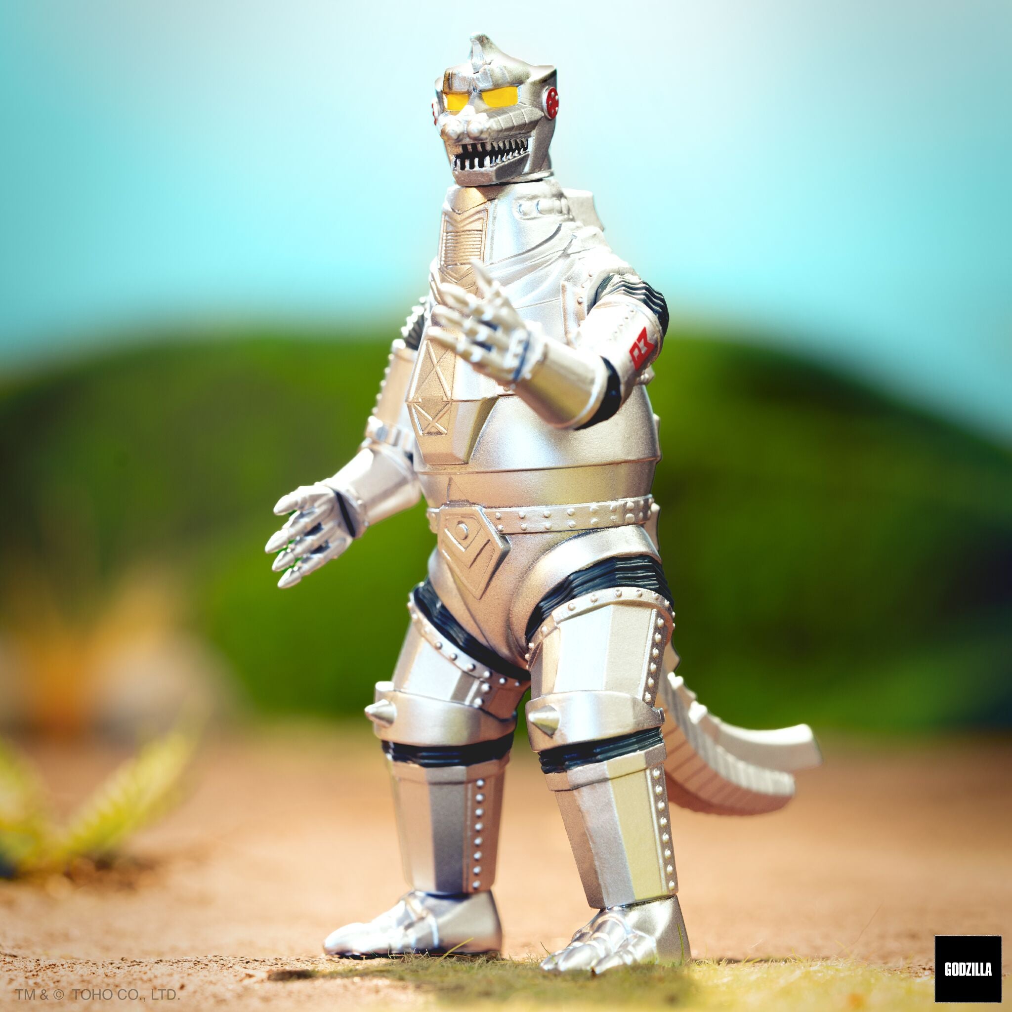 Super7 Toho Mechagodzilla 74 figurina Space Titanium