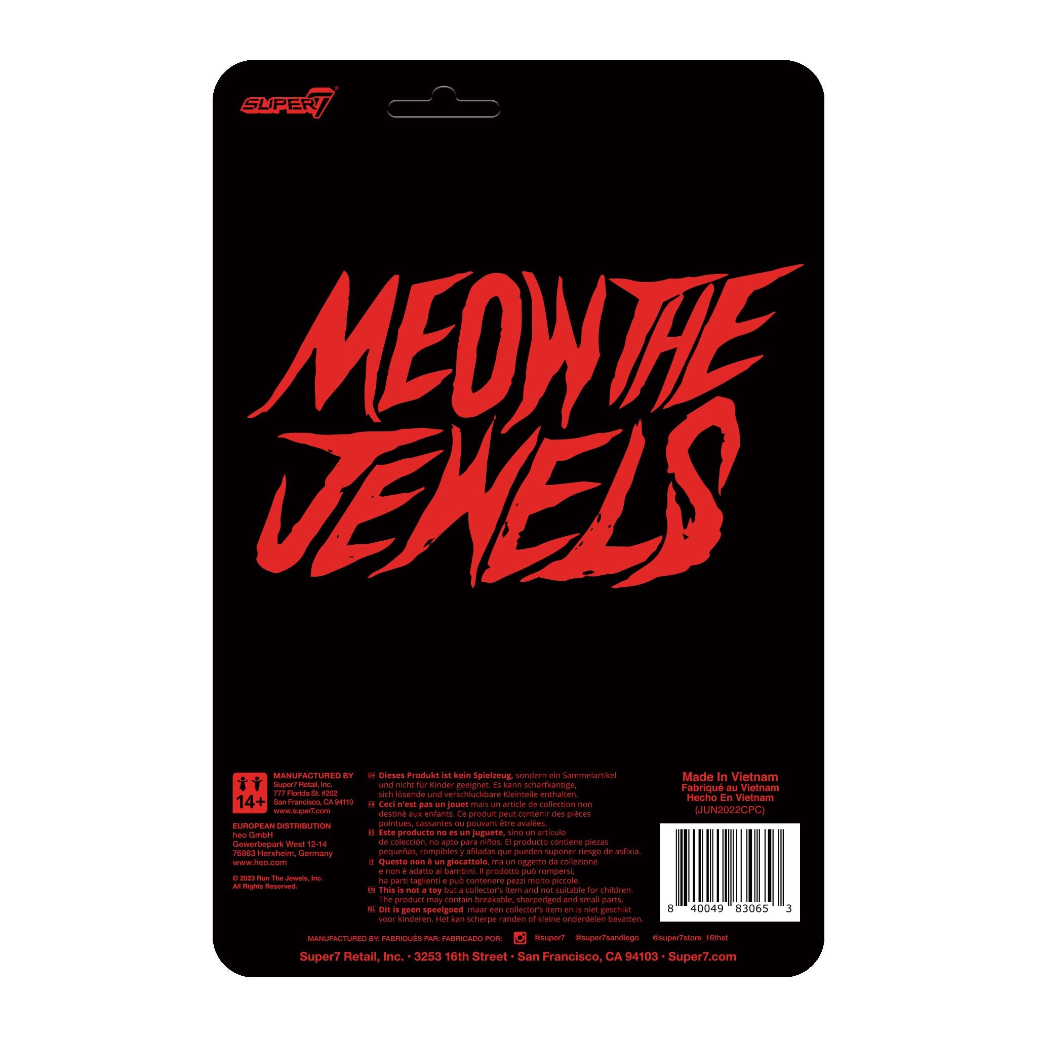 Super7 ReAction Meow The Jewels set 2 figurine Killer Mike El-P