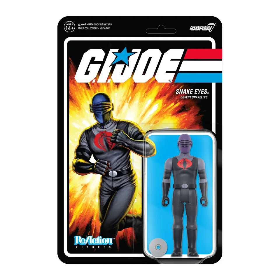 Super7 G.I. Joe Snake Eyes Pyramid figurina 9,5 cm