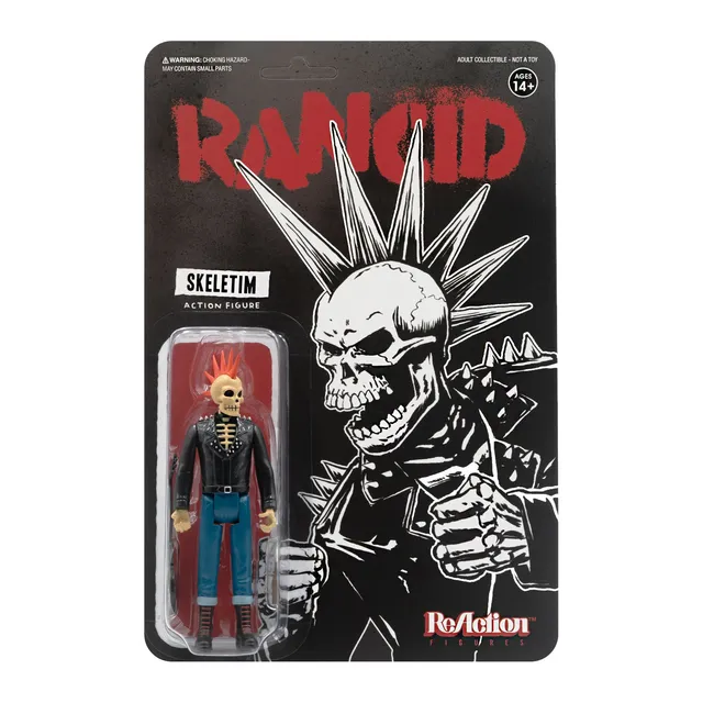 Super7 Rancid ReAction Skeletim figurina 9,5 cm cu chitara