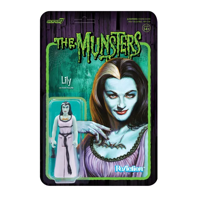 Super7 Munsters Wave 1 figurina Lily 9,5 cm cu pelerina