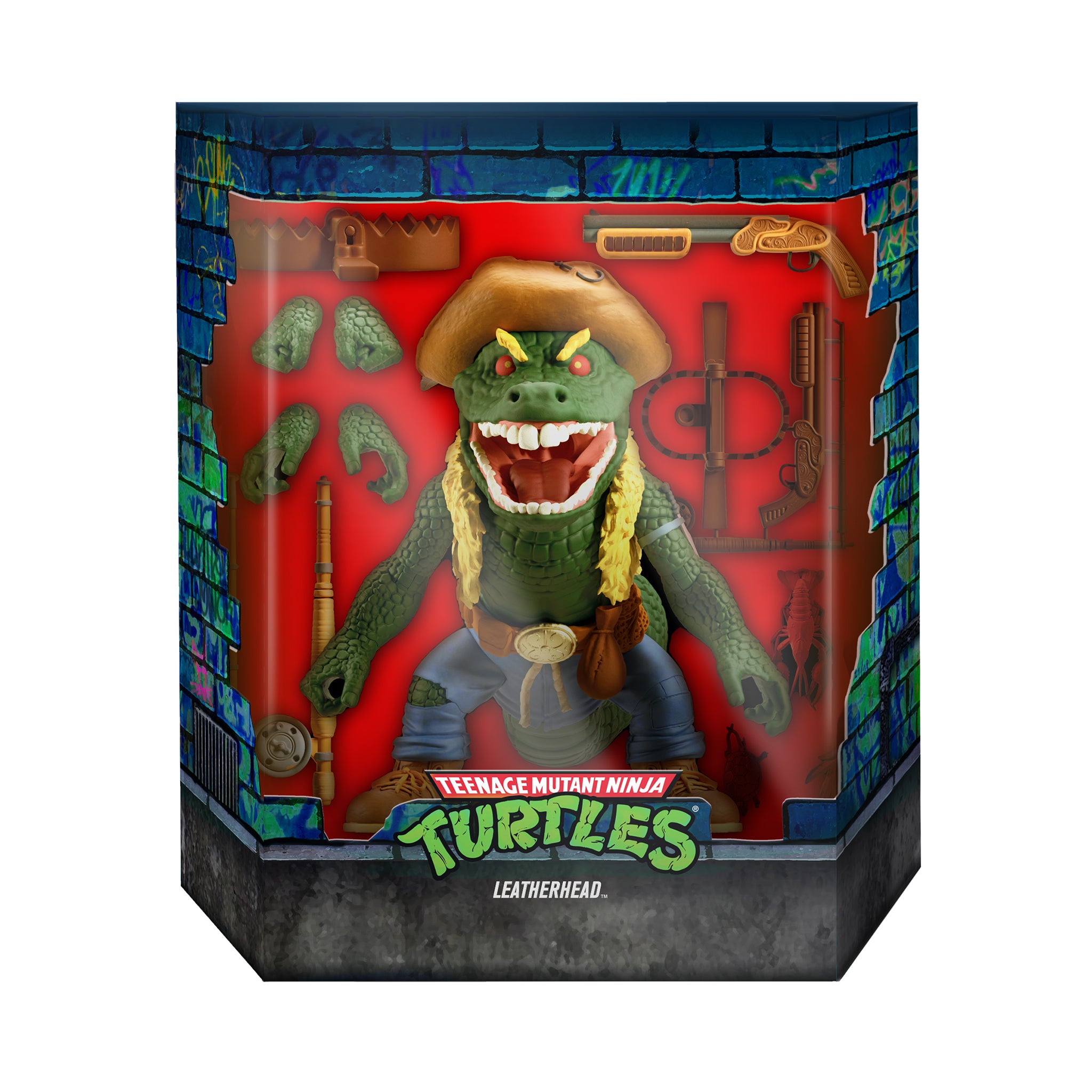 Super7 TMNT Ultimates Wave 5 Leatherhead figurina 18 cm