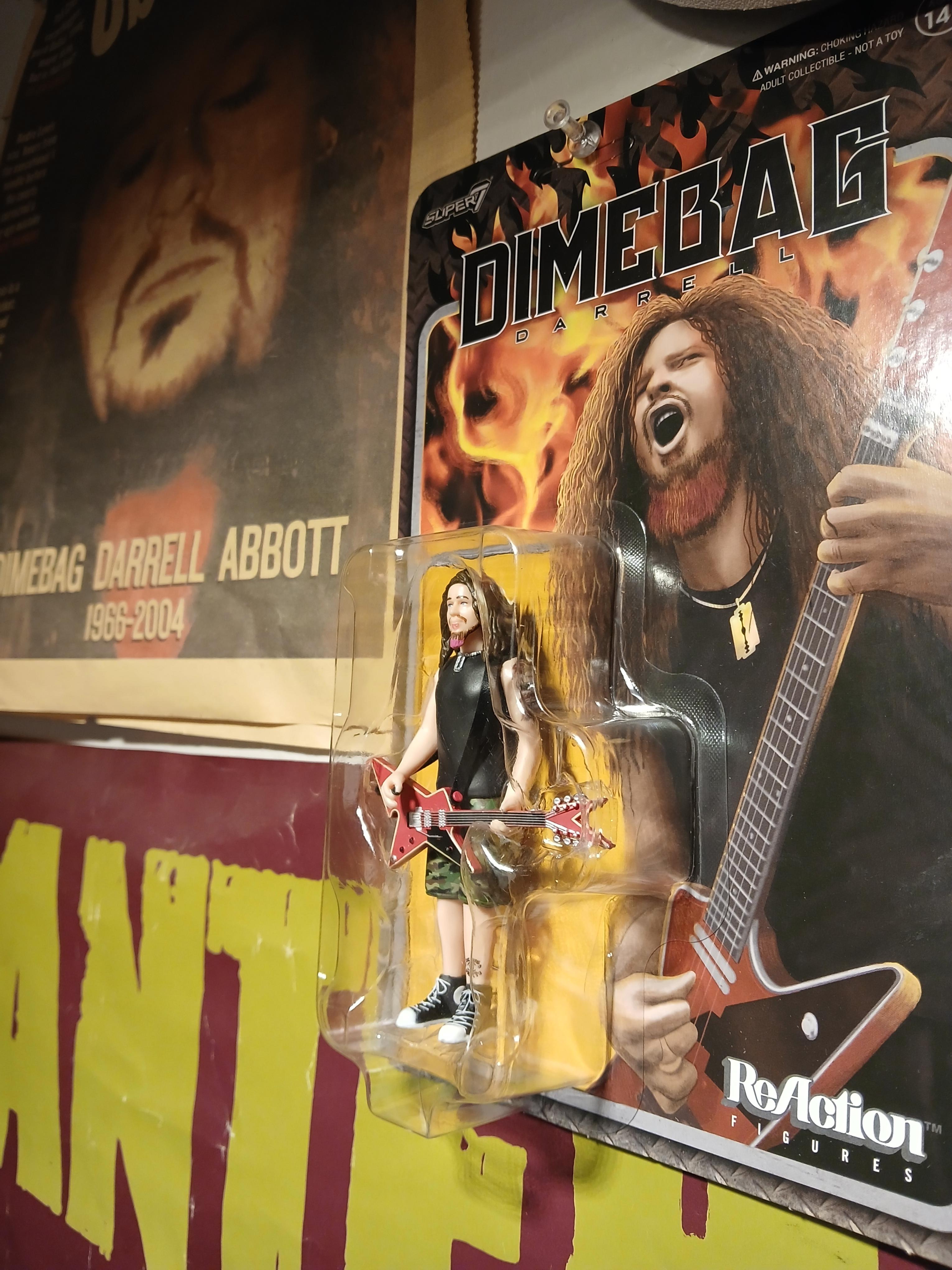 Super7 Dimebag Darrell Culprit figurina 9,5 cm cu chitara