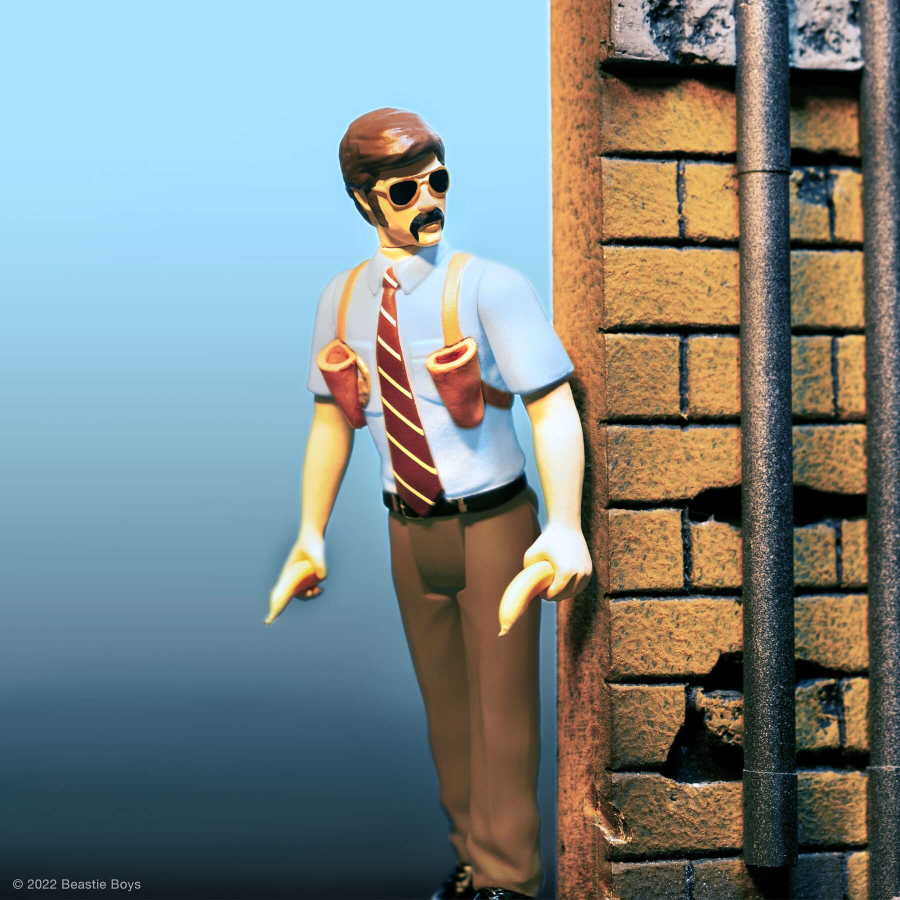 Super7 Beastie Boys ReAction Sabotage set 3 figurine