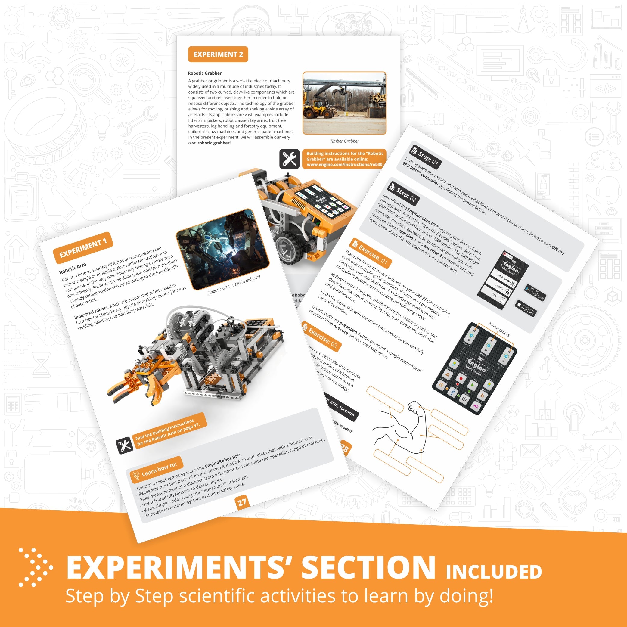 Engino Coding Lab ERP PRO 2.0 kit robotica 2 modele