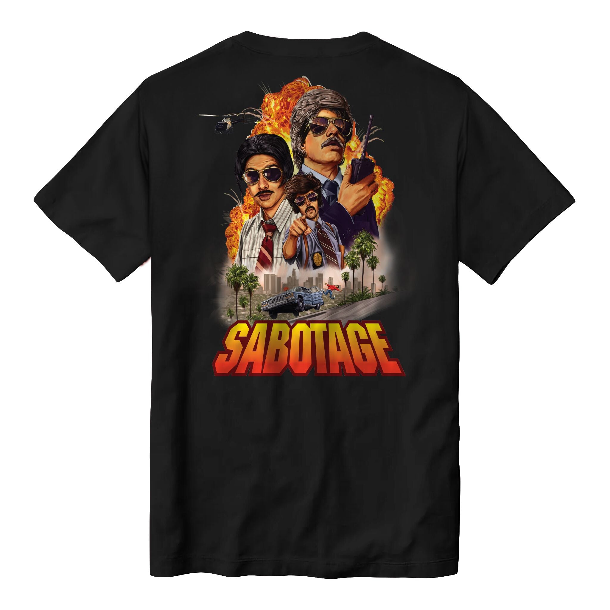 Super7 Beastie Boys Sabotage tricou negru bumbac