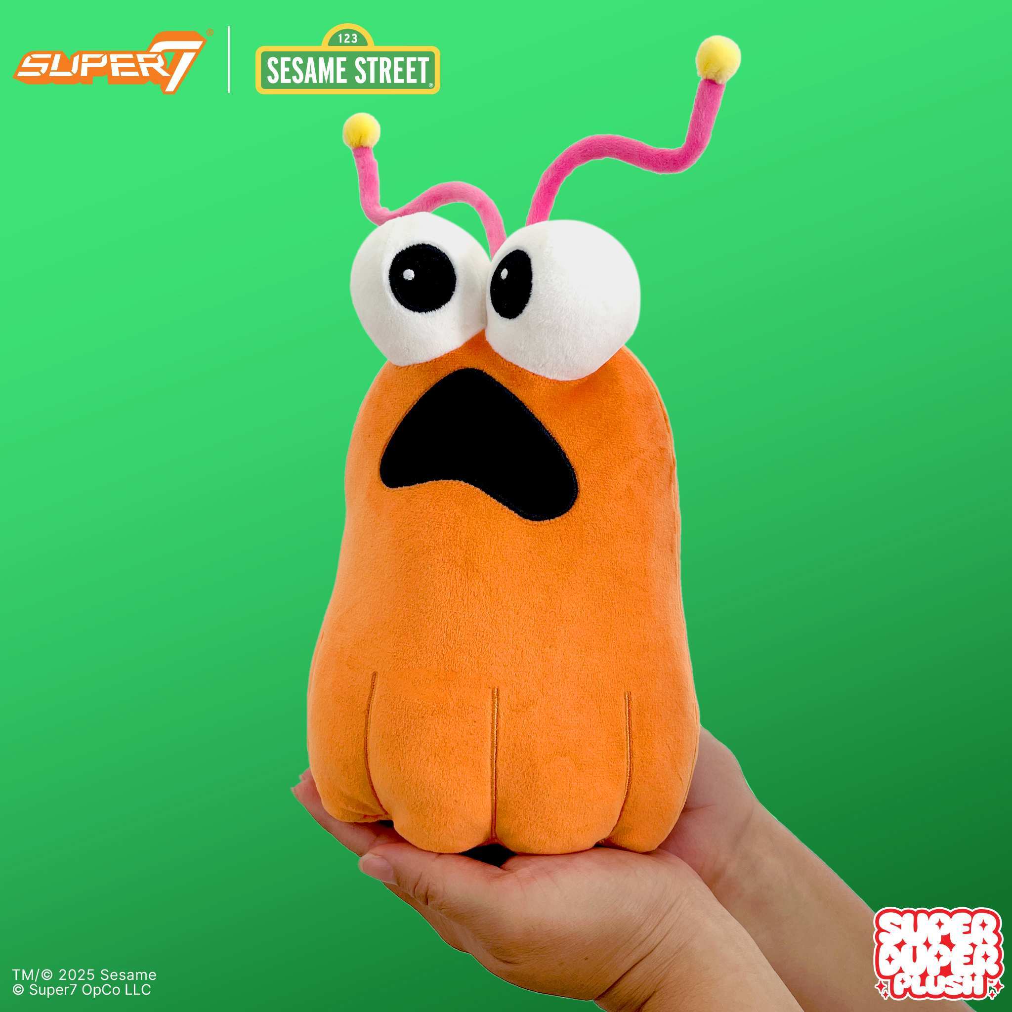 Super7 Sesame Street Yip Yip plus moale 20 cm