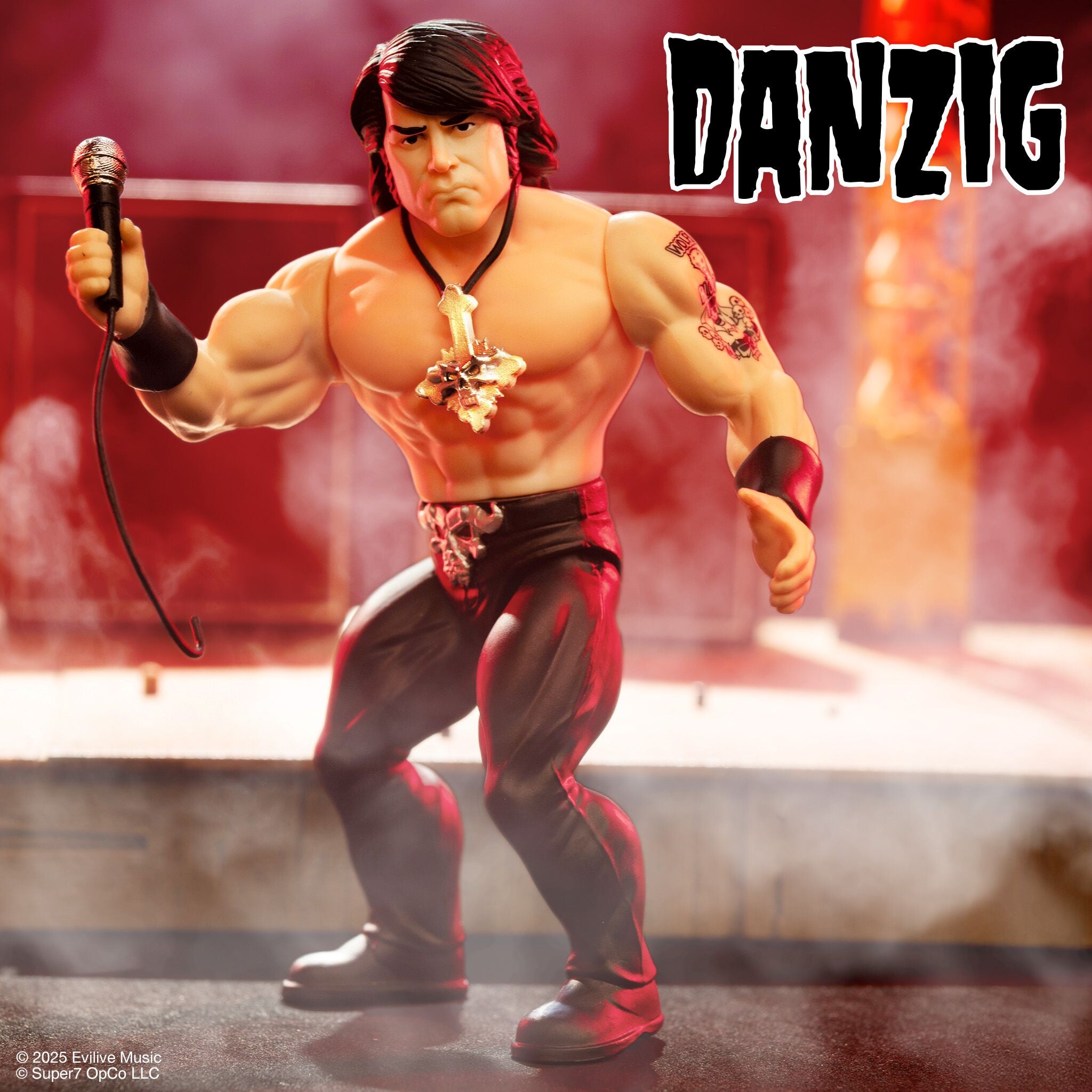 Super7 Danzig Vintage figurina cu microfon