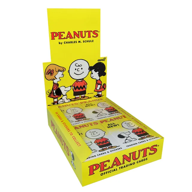 Super7 Peanuts Wax Pack cutie 24 plicuri carduri colectionabile