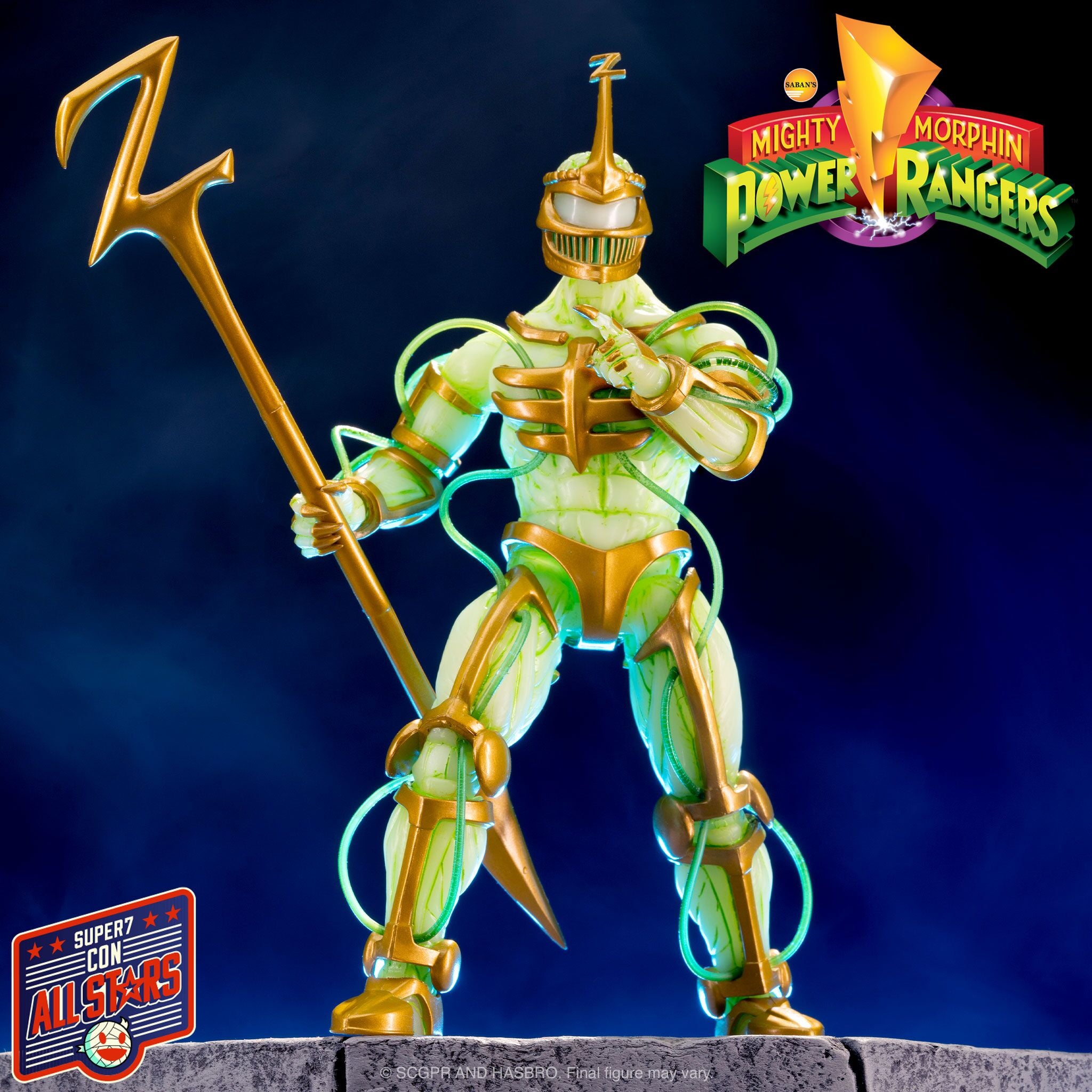 Super7 ULTIMATES Lord Zedd figurina Imperial Gold Glow 18 cm