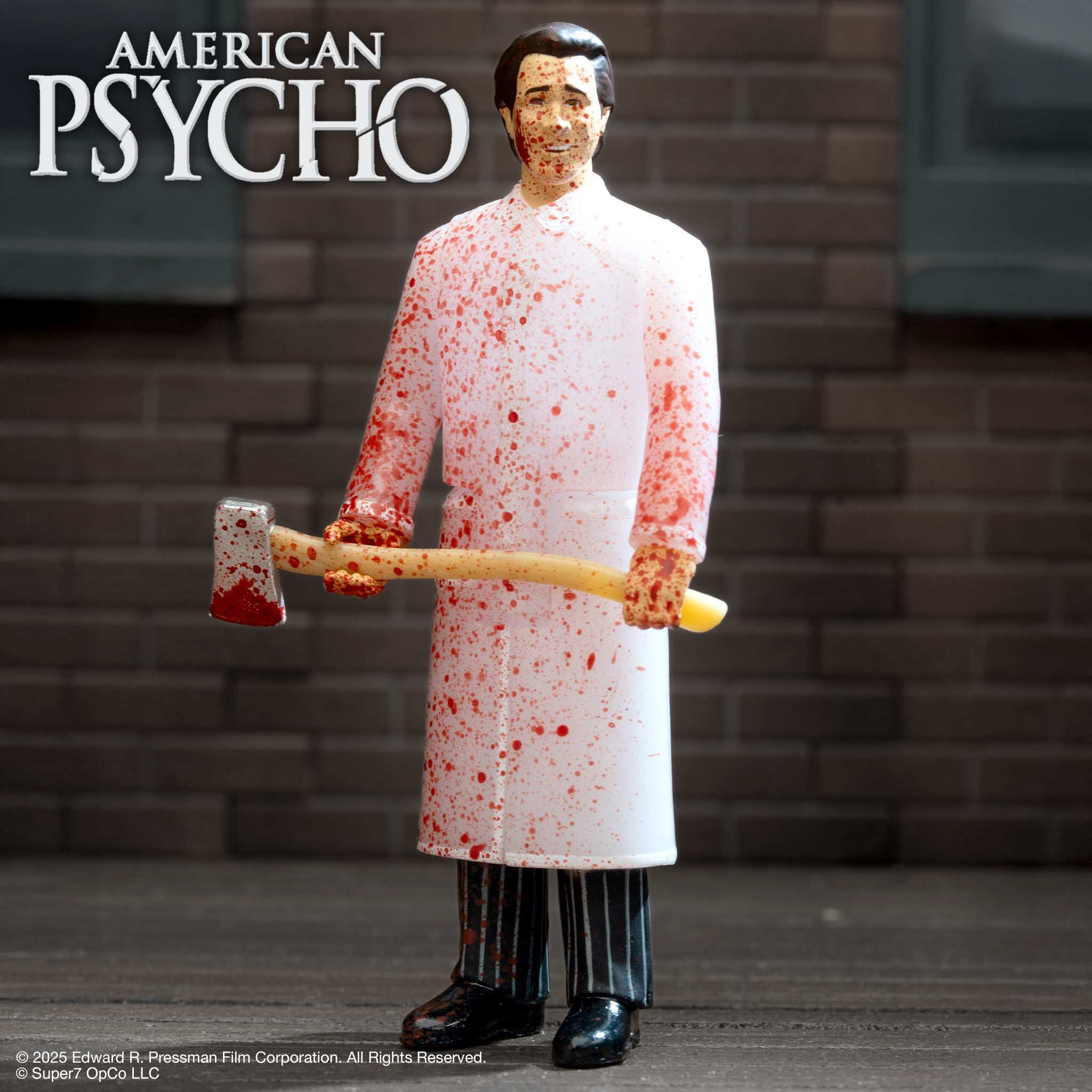 Super7 American Psycho ReAction figurina Bateman Bloody