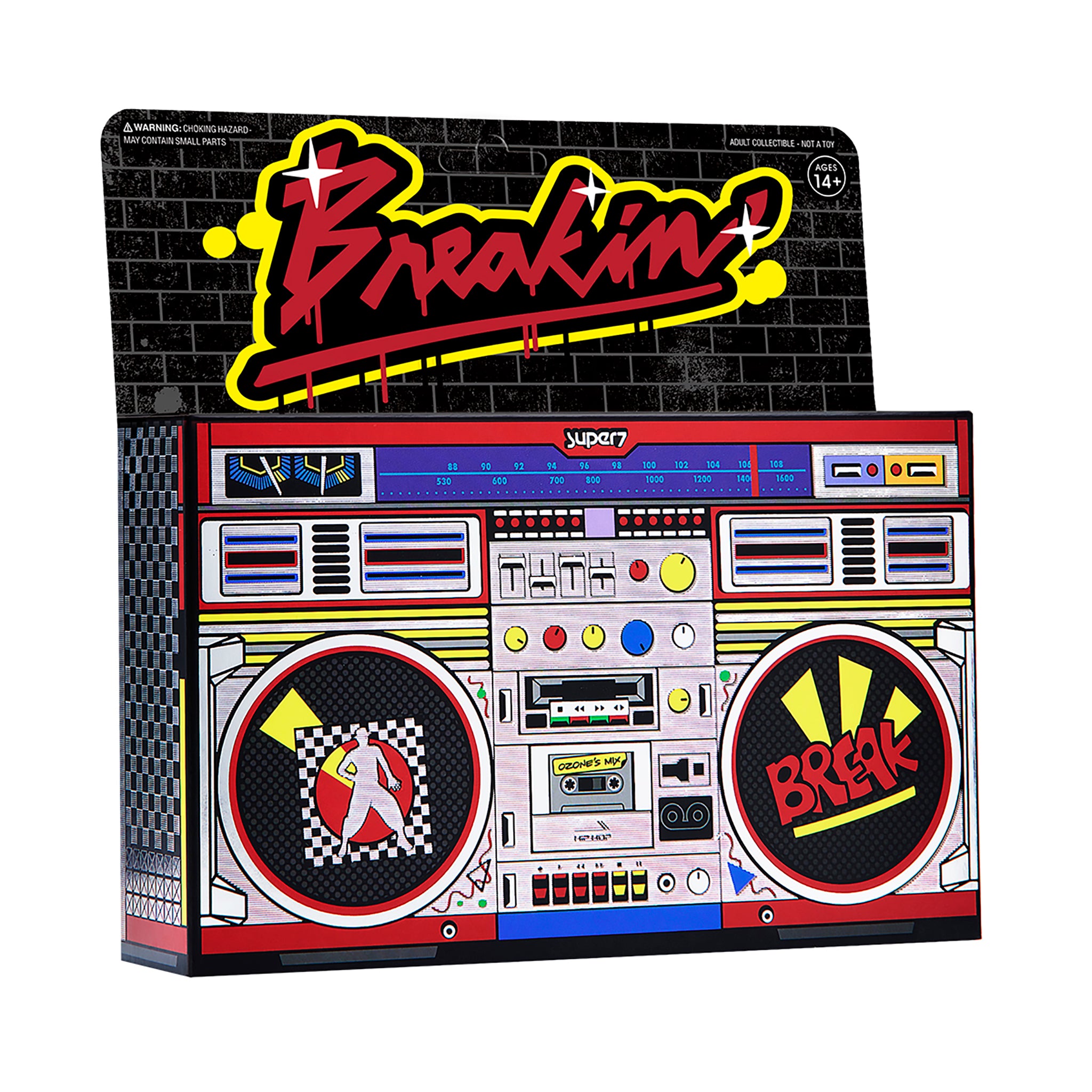 Super7 Breakin ReAction 3-pack figurine metalic Ozone Turbo