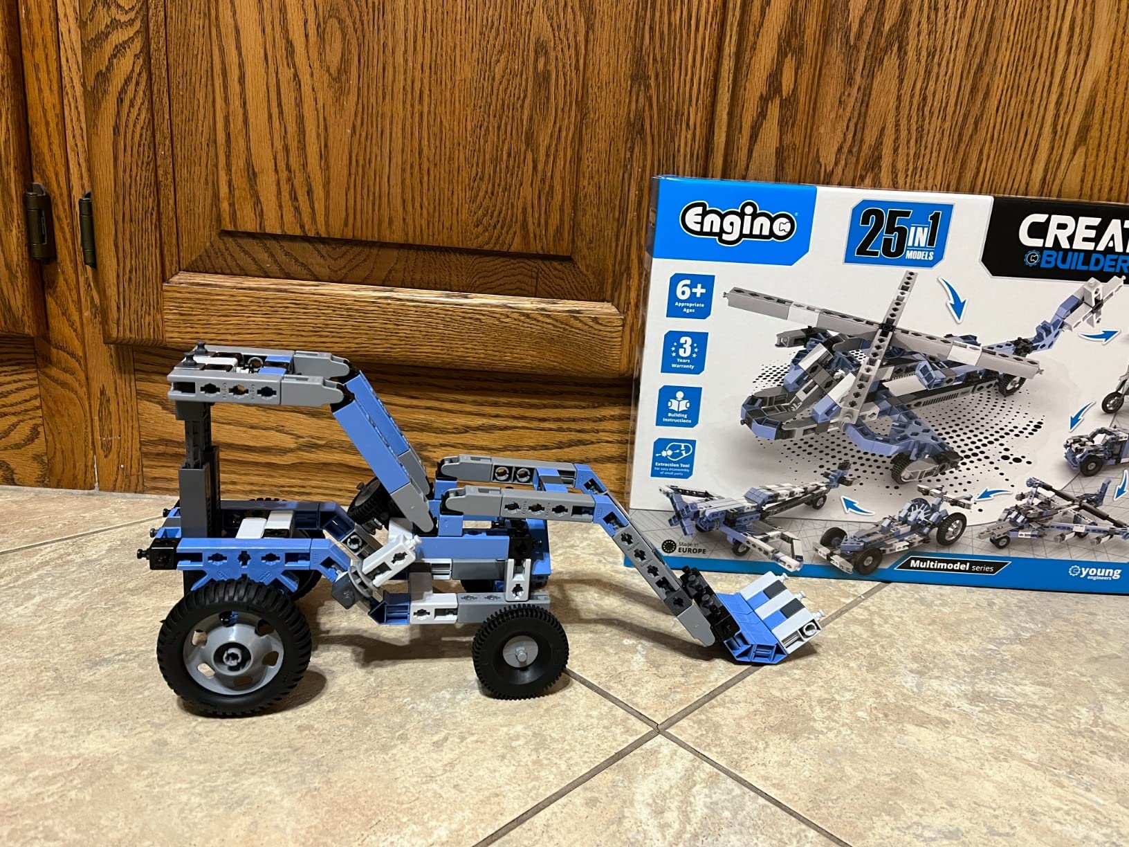 Engino Creative Builder 15 Multimodel set construcție 15 modele șantier