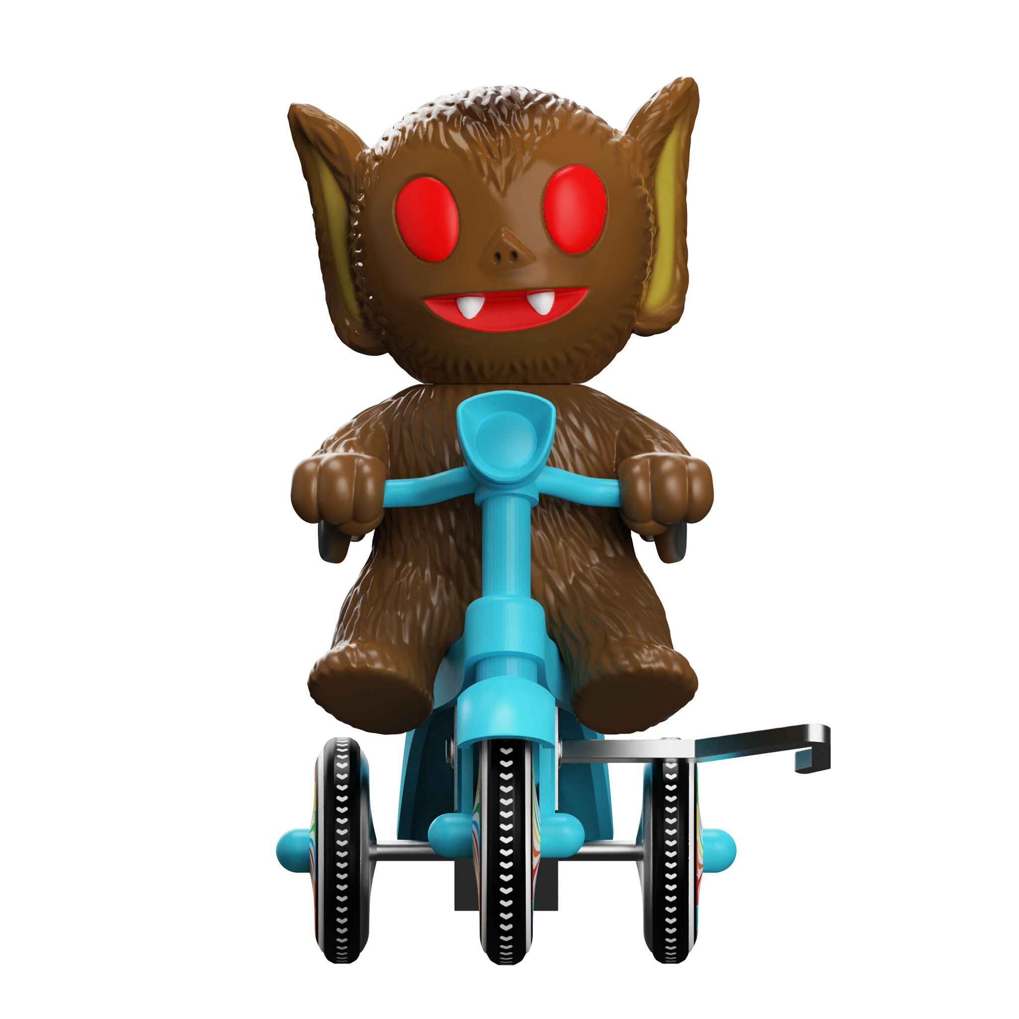 Super7 Super Cycles Bat Boy figurina tricicleta maro cu albastru