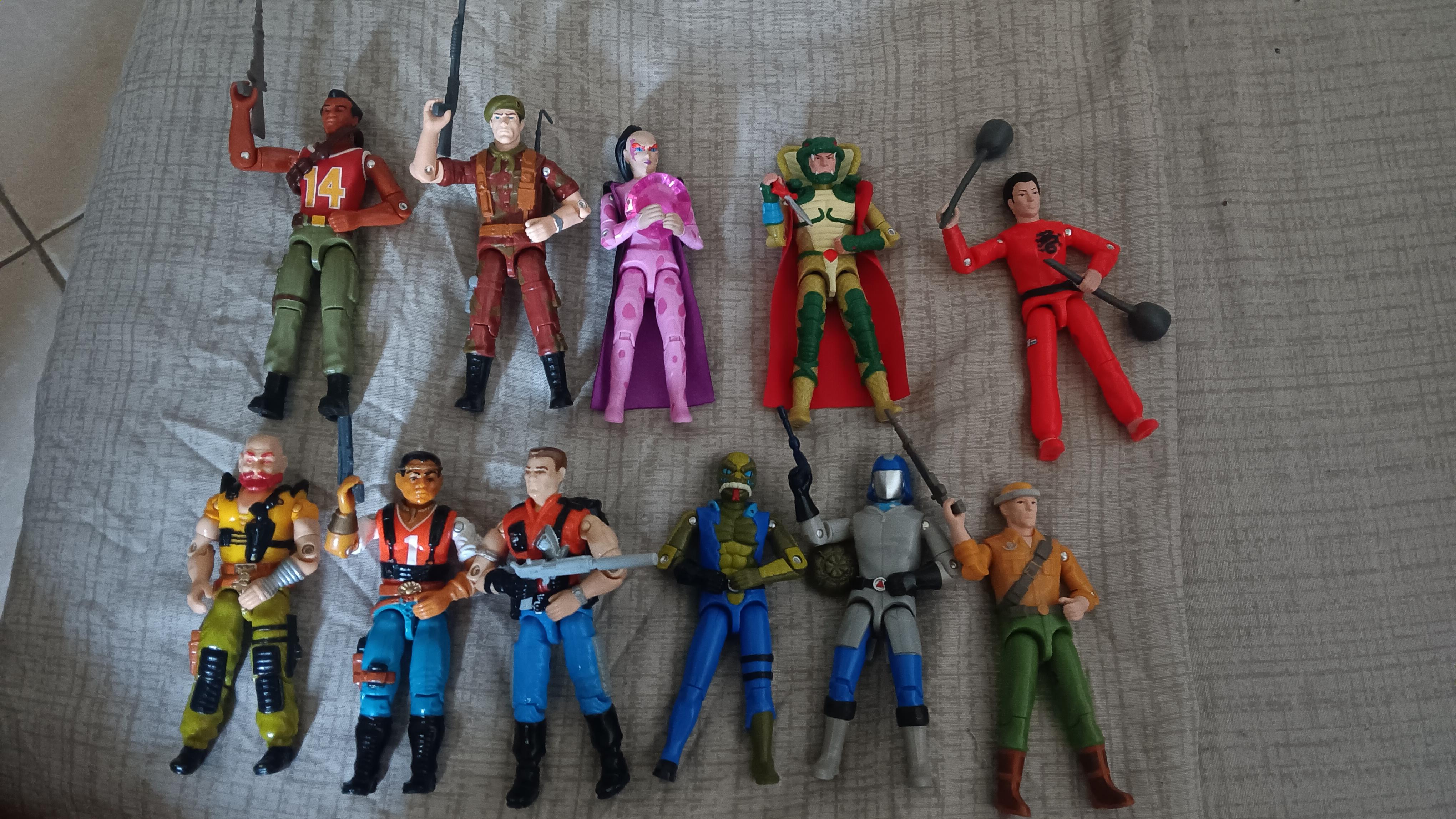 Super7 ReAction+ Snake Eyes figurina glow rosu 9,5 cm