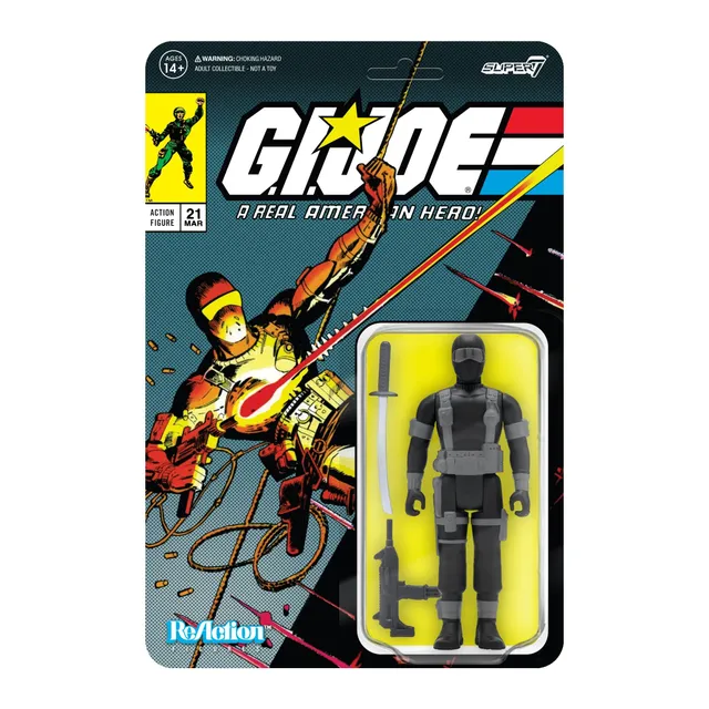 Super7 G.I. Joe ReAction Wave 2 figurina Snake Eyes Comic