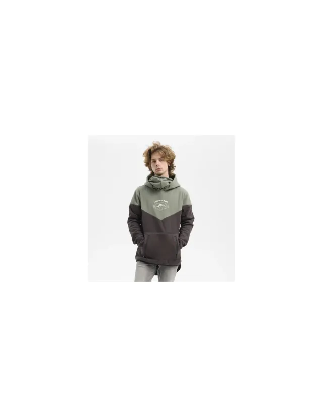 Hydroponic Altitude hanorac green charcoal fleece sherpa