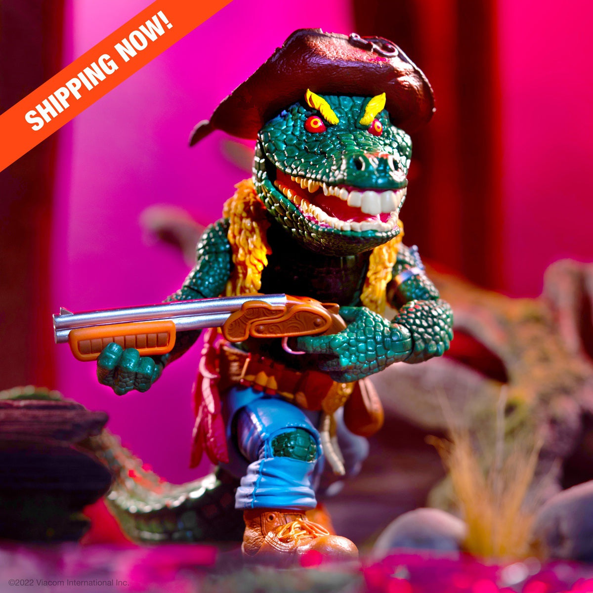 Super7 TMNT Ultimates Wave 5 Leatherhead figurina 18 cm