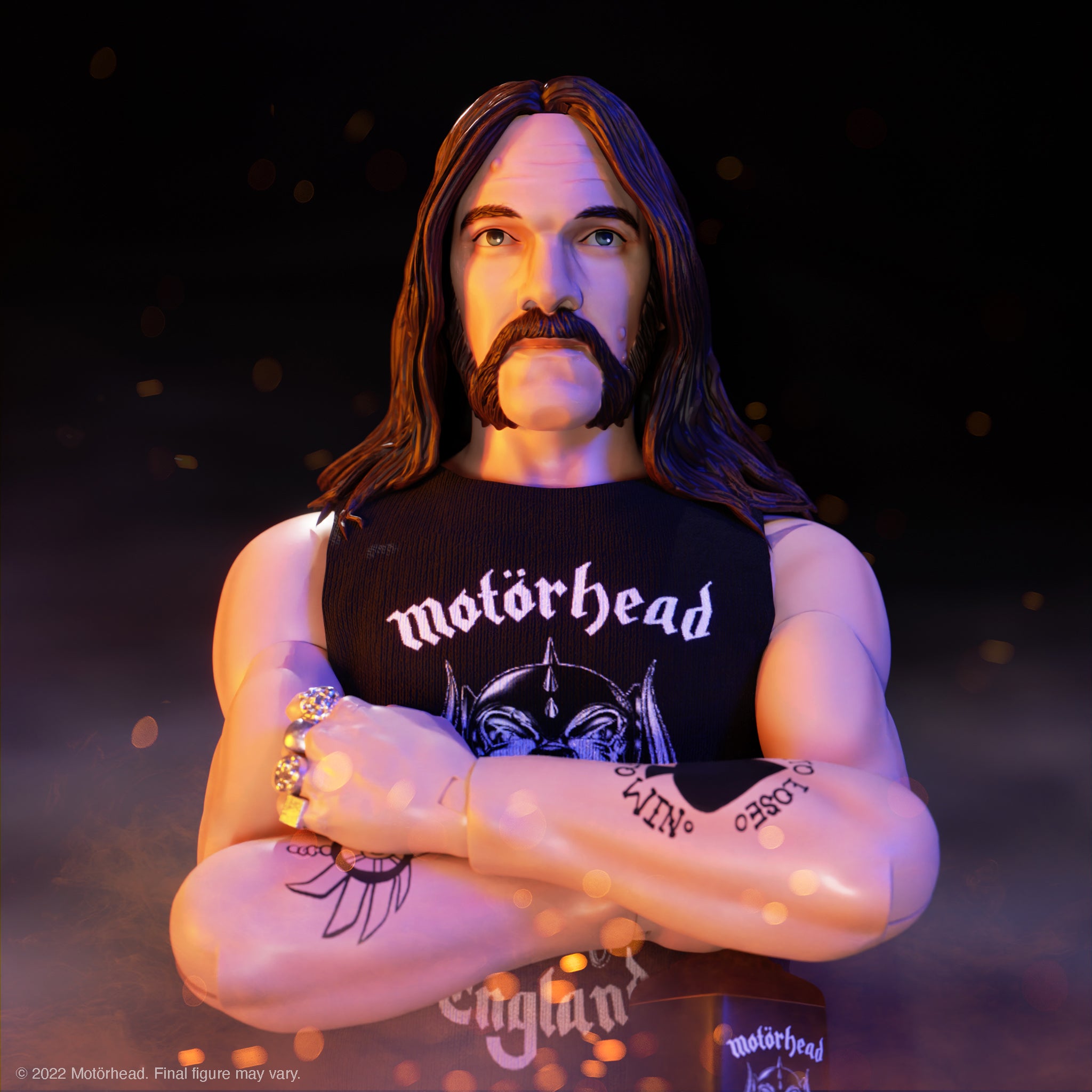 Super7 Motörhead Lemmy ULTIMATES figurină 18 cm anii 80