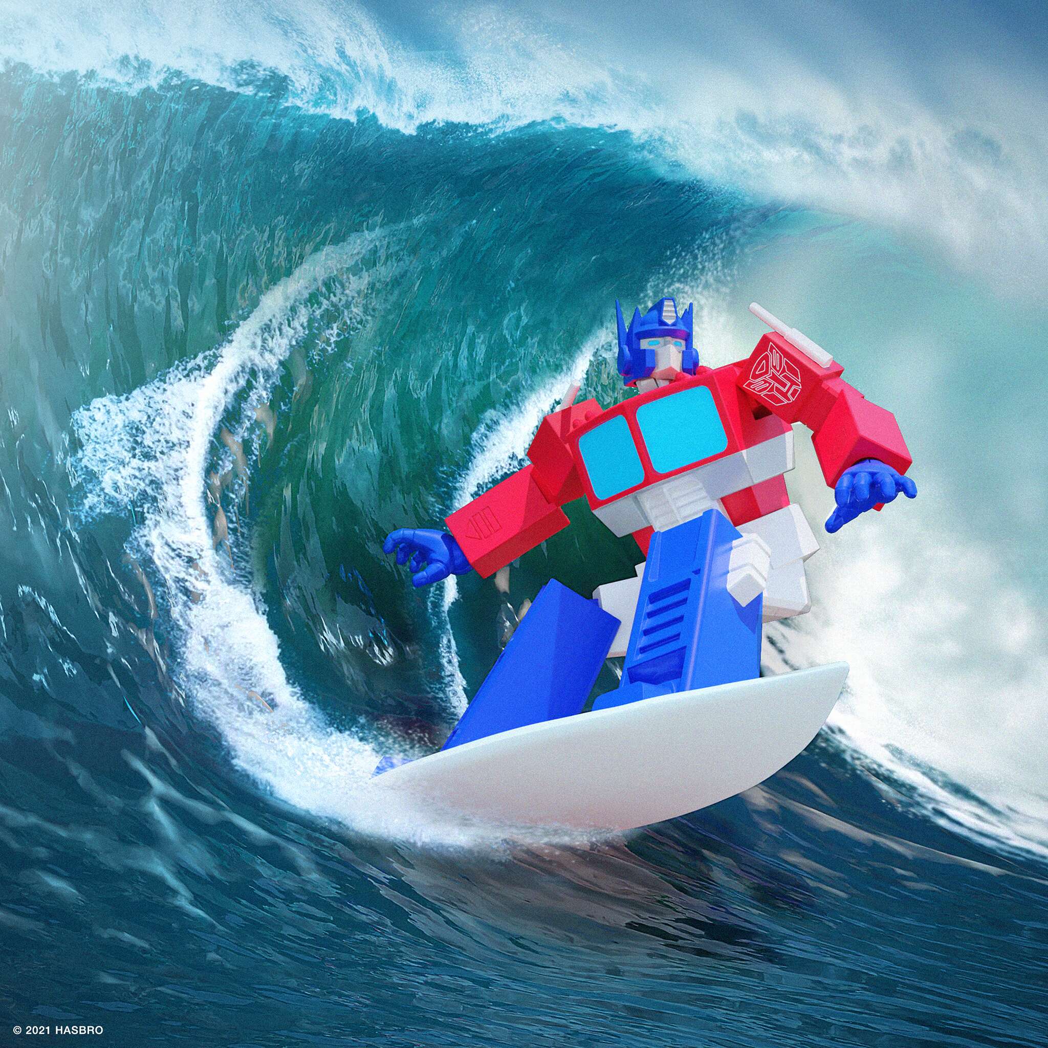Super7 Transformers Ultimates Optimus Prime figurina deluxe 19,7 cm