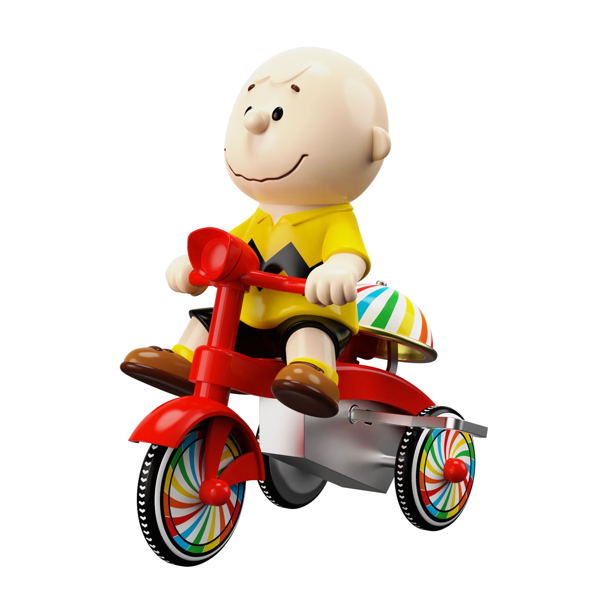 Super7 Peanuts Super Cycles Charlie Brown tricicleta rosie