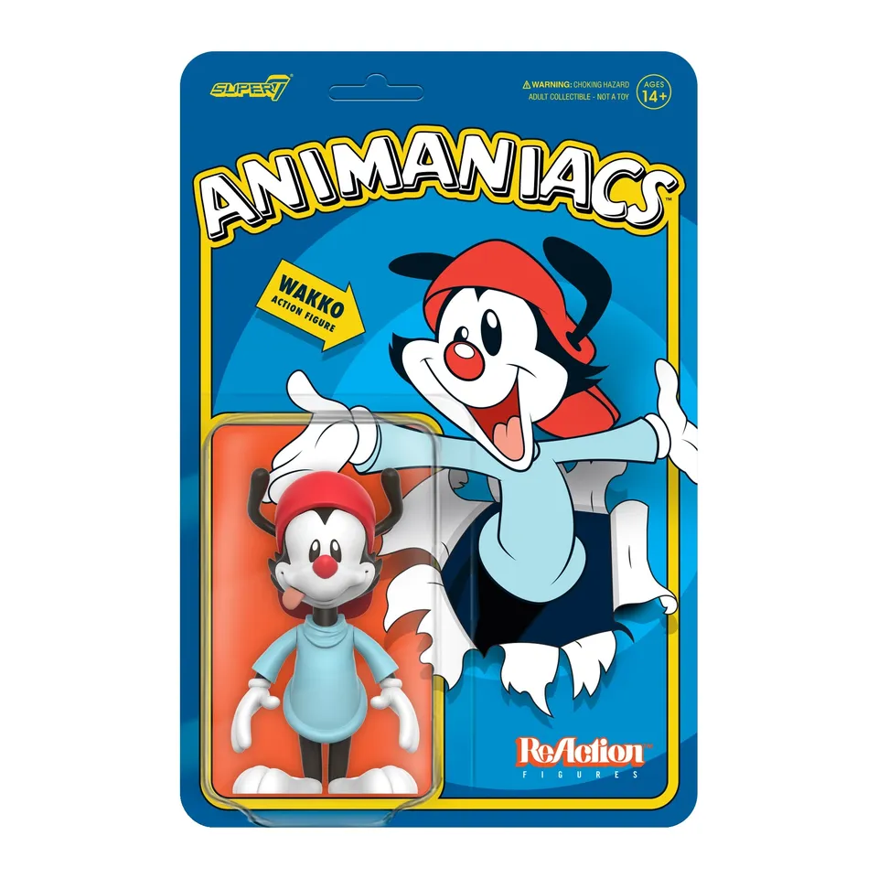 Super7 Animaniacs Wakko figurina articulata 9,5 cm